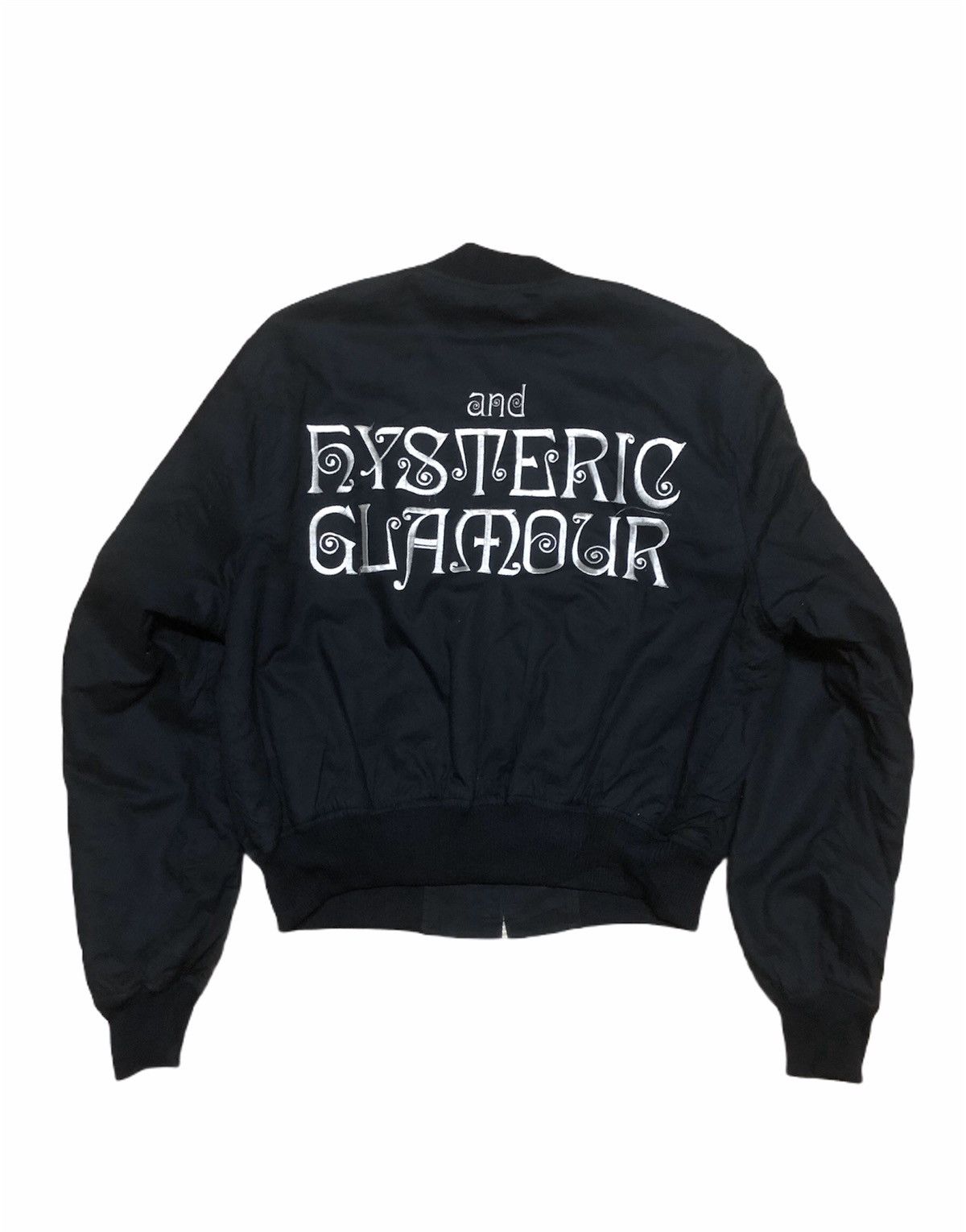 Vintage - EMBROIDERED🔥90’s SEX DRUGS ROCK&ROLL Boy Hysteric MA1 Bomber - 2