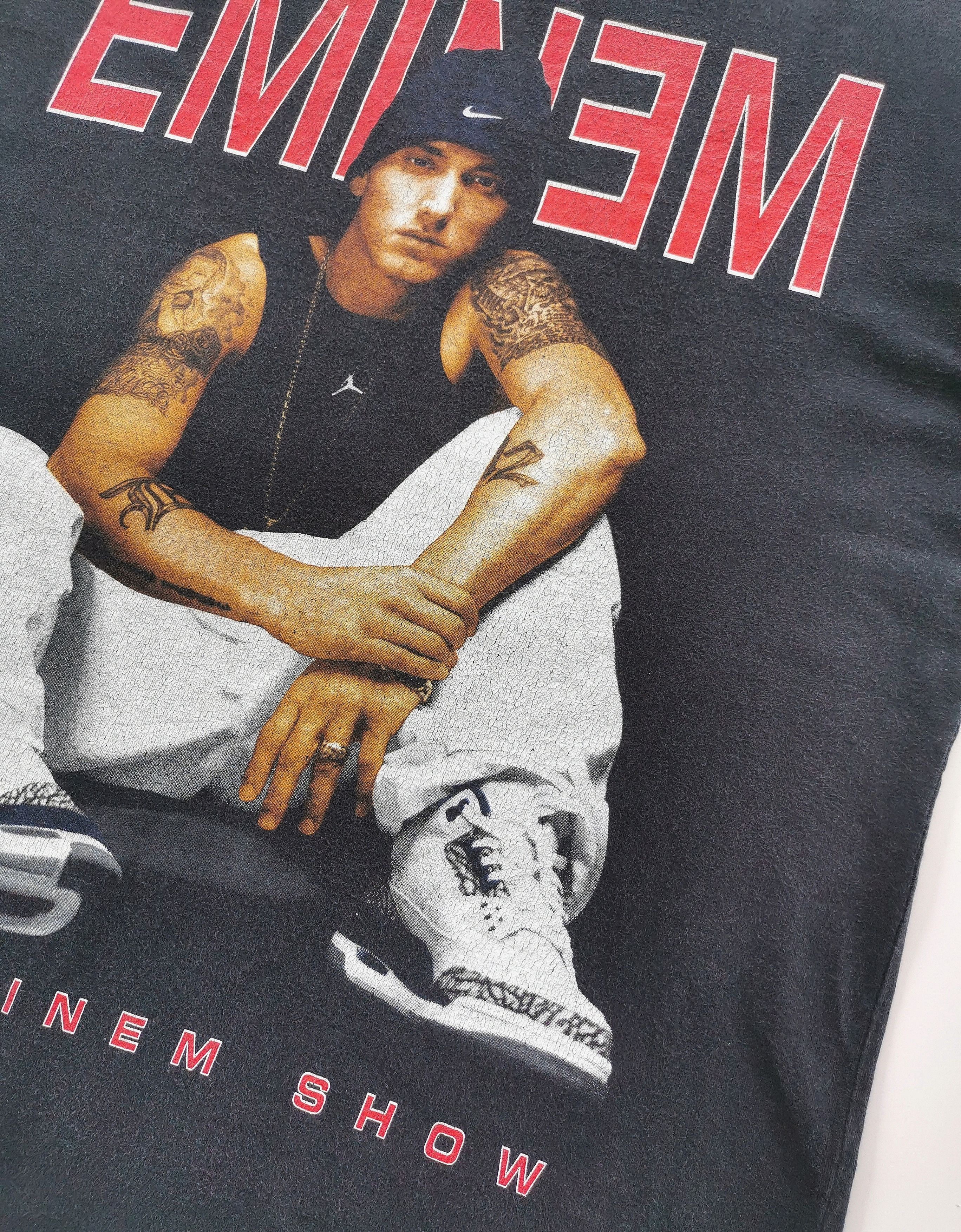 Vintage Eminem The Eminem Show Tshirt Wear Nike Air Jordan - 4