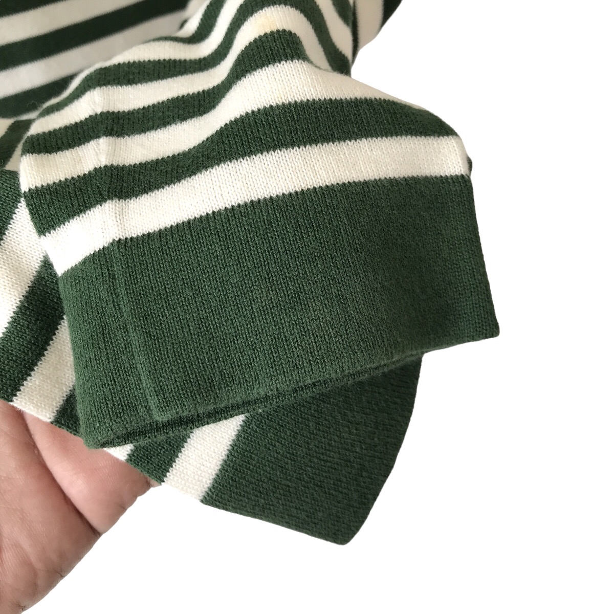 Lacoste France Green Stripe Cardigan - 6