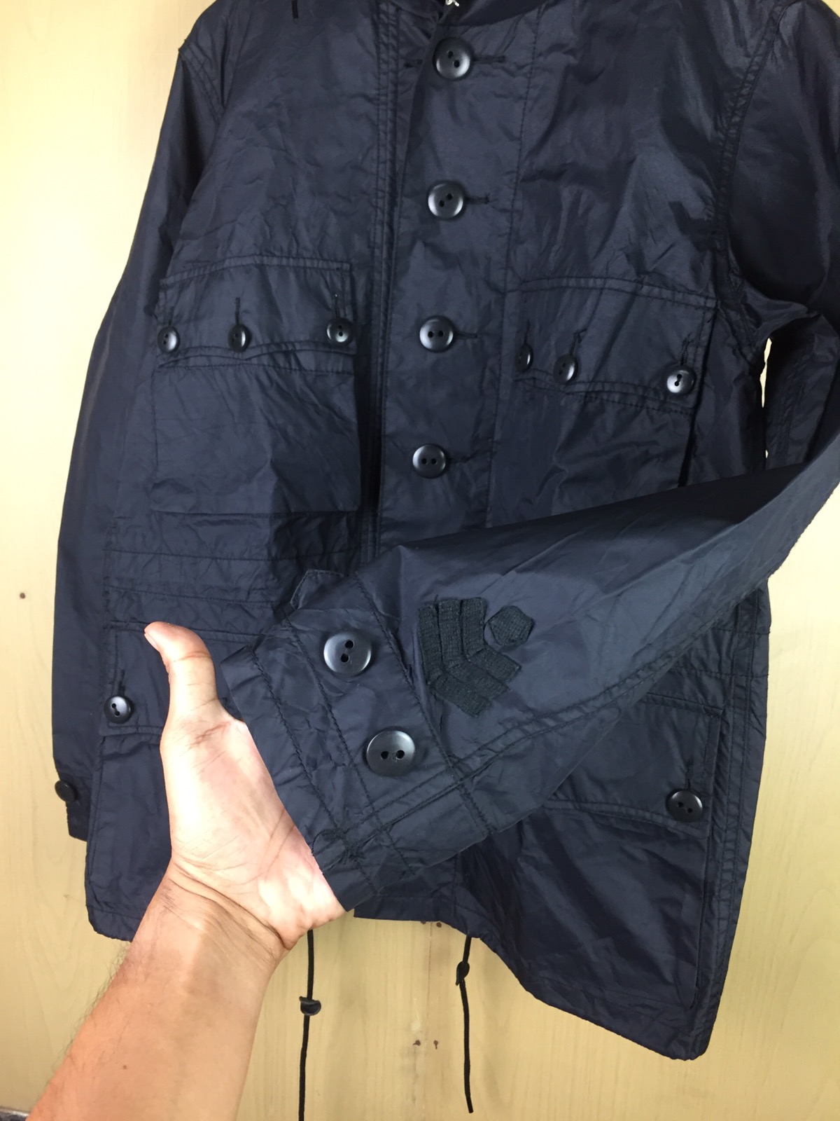 Nigel Cabourn black waterproof Olmetex utilities tech jacket - 15