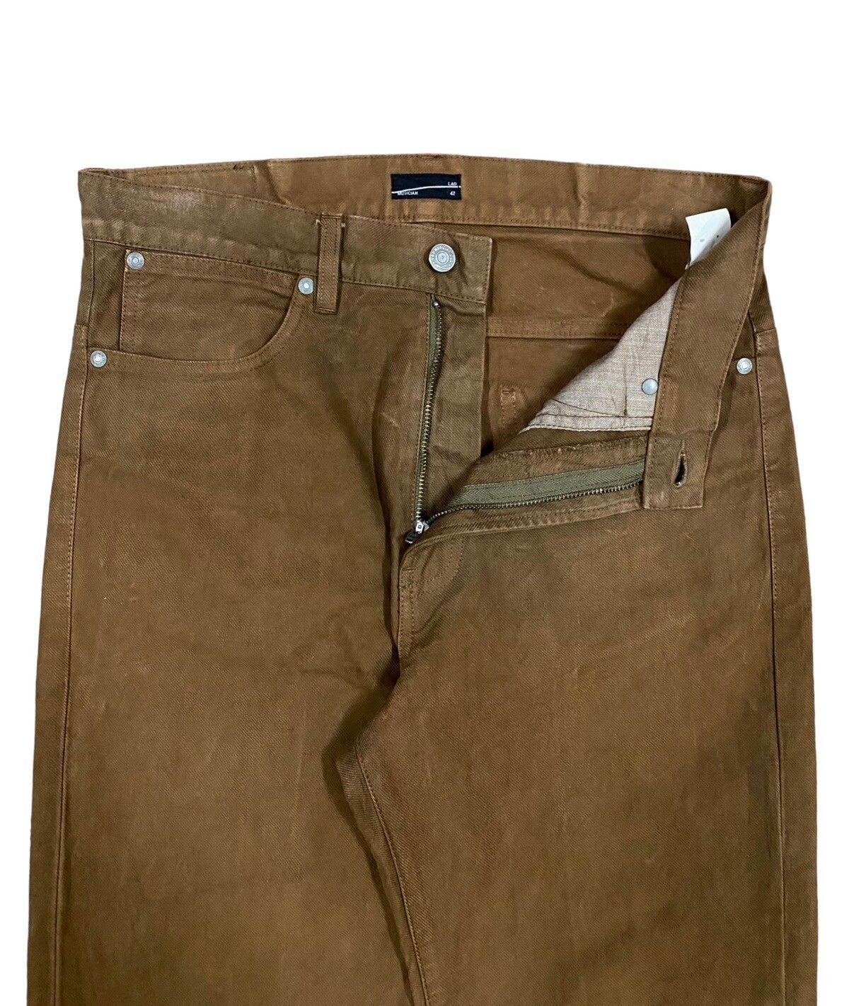 Lad Musician Brown Straight Cup Jeans Made In Japan - 11