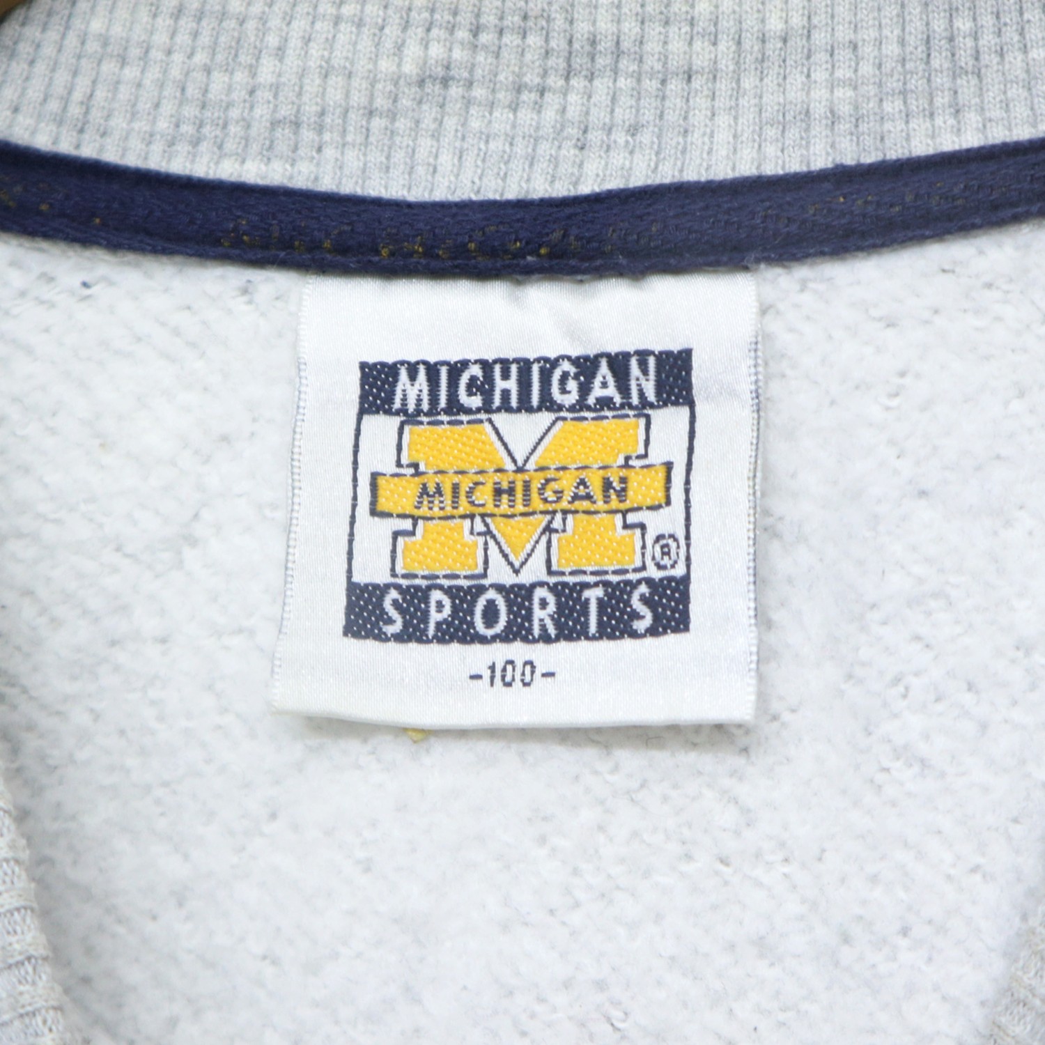 Vintage 90s Michigan Of University By MICHIGAN SPORTS Big Logo Embroidered Sweater Sweatshirt  - 5