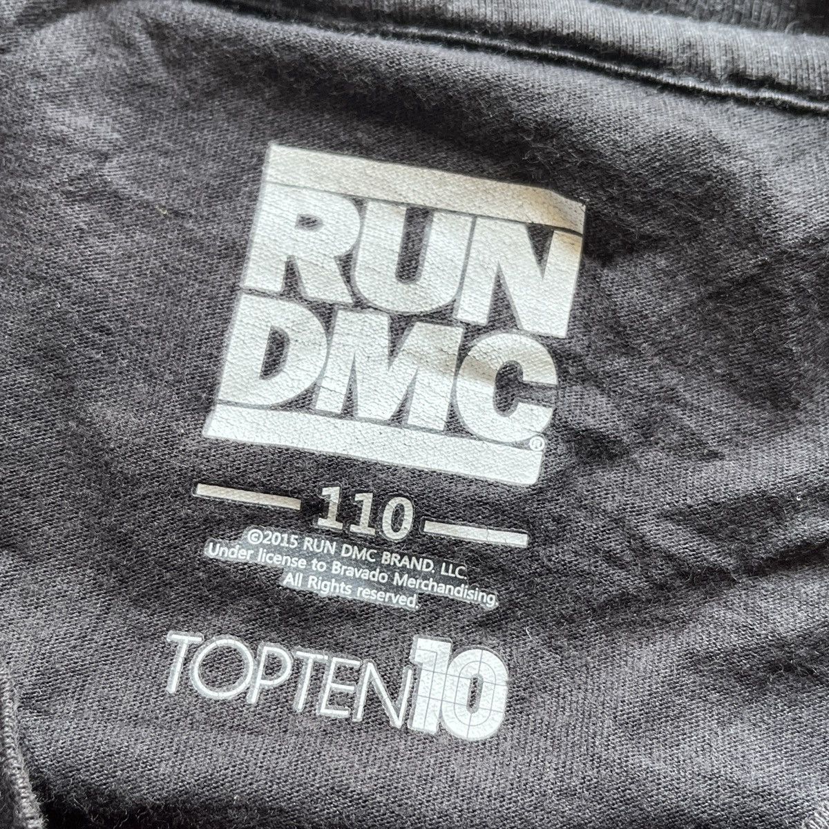RUN DMC Raising Hell Rap Tees Black Copyright 2015 - 6