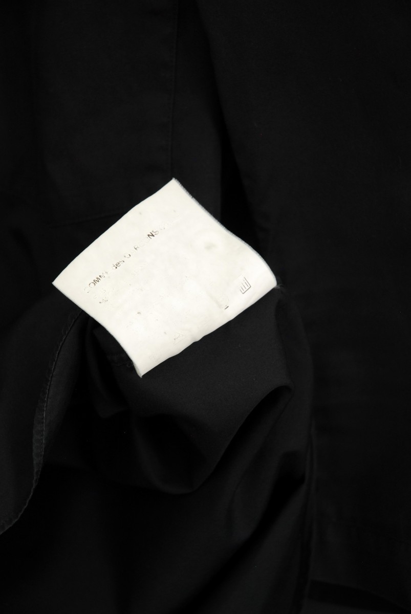 Comme des Garcons Homme Plus black shirt with 3/4 sleeves - 7