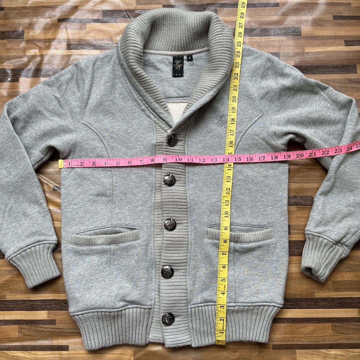 Nice Karl Kani Sweater Sweatshirt Buttons Up Japanese - 4