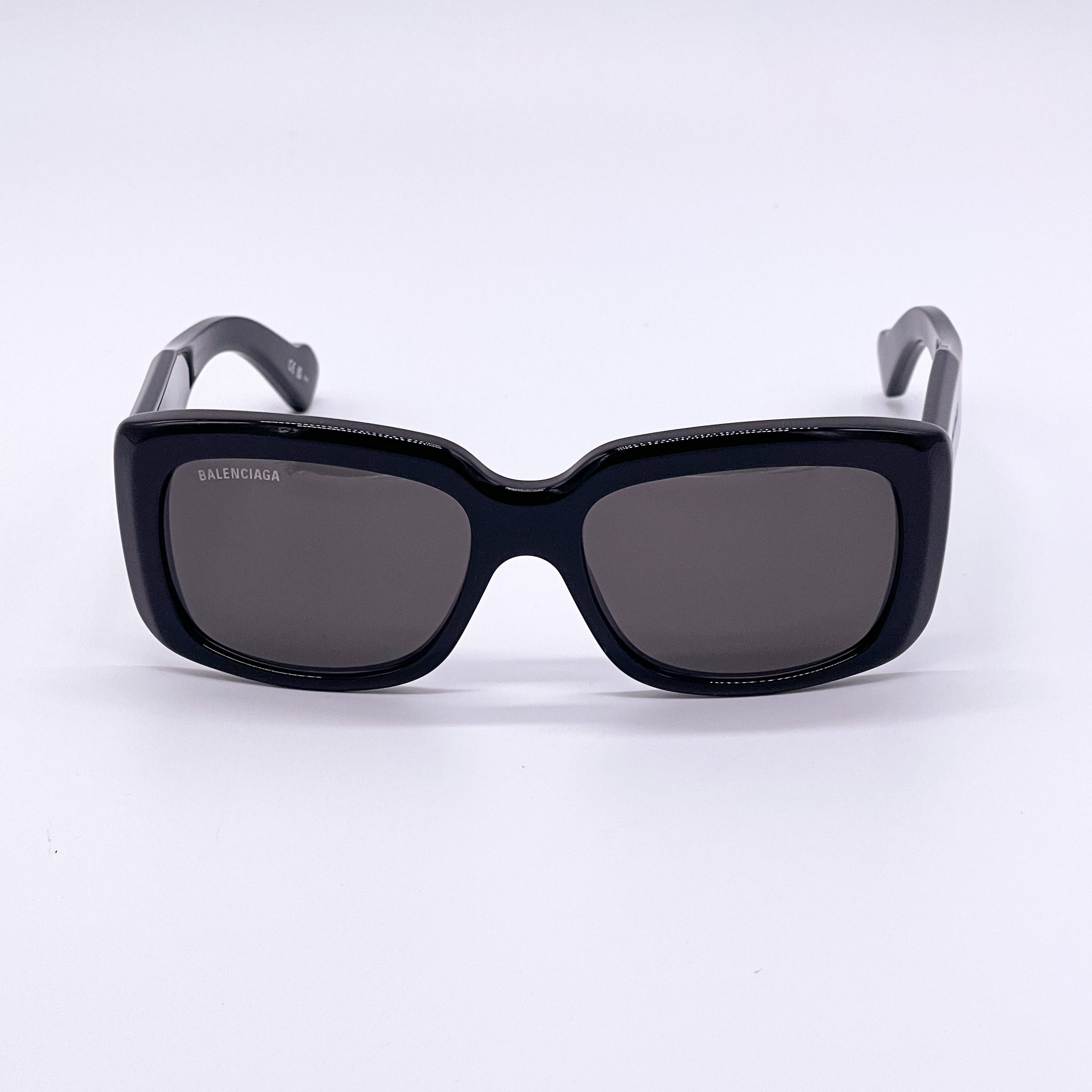 NEW BALENCIAGA BB0072S 001 BLACK WOMEN SQUARE SUNGLASSES - 4