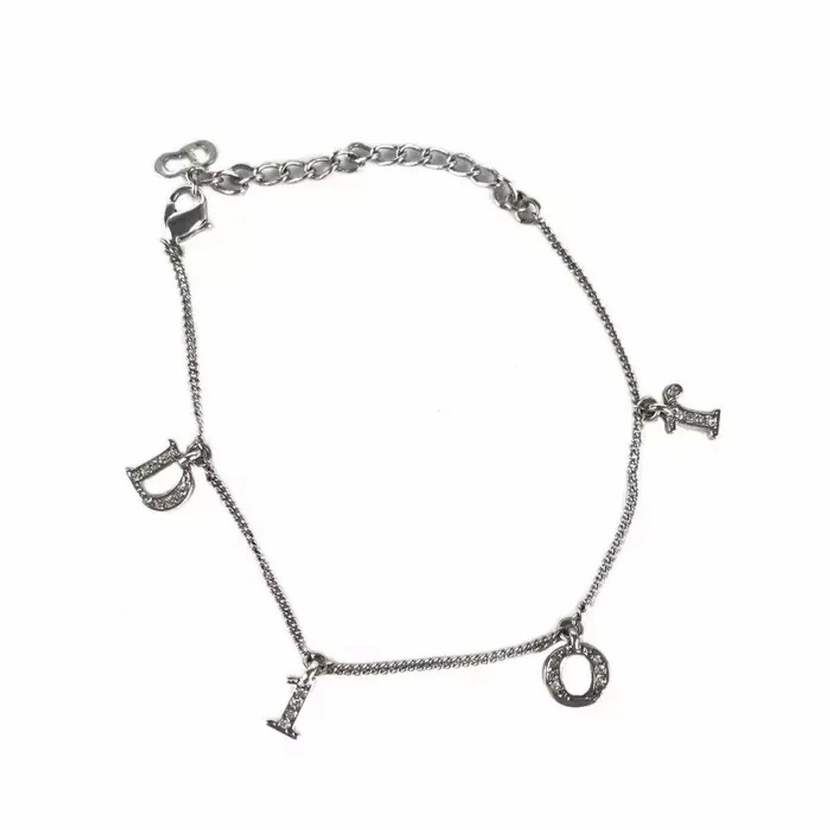 Silver Spellout Bracelet - 1