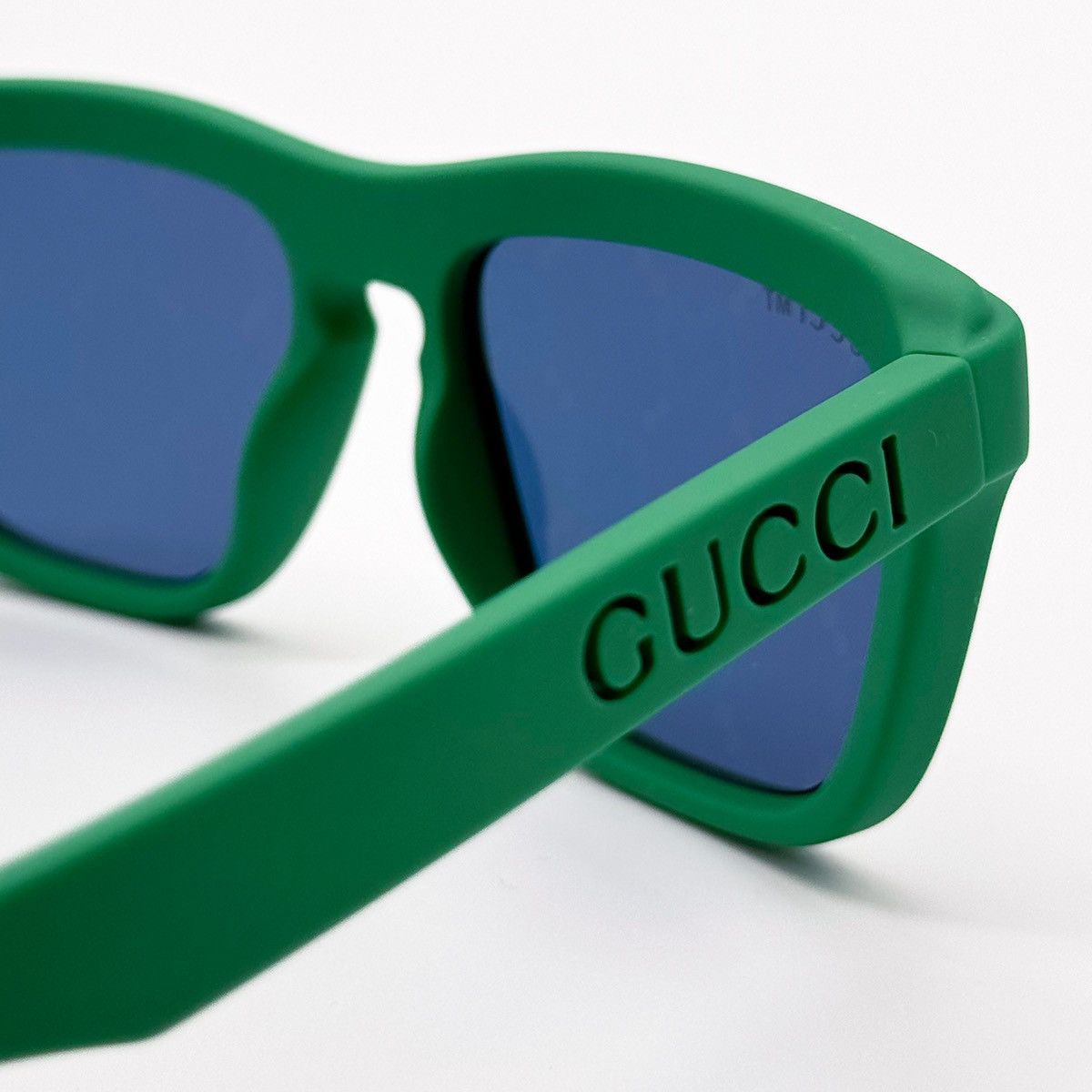 NEW GUCCI GG1571S 004 SQUARE GREEN BLUE MEN SUNGLASSES GUCCI - 7