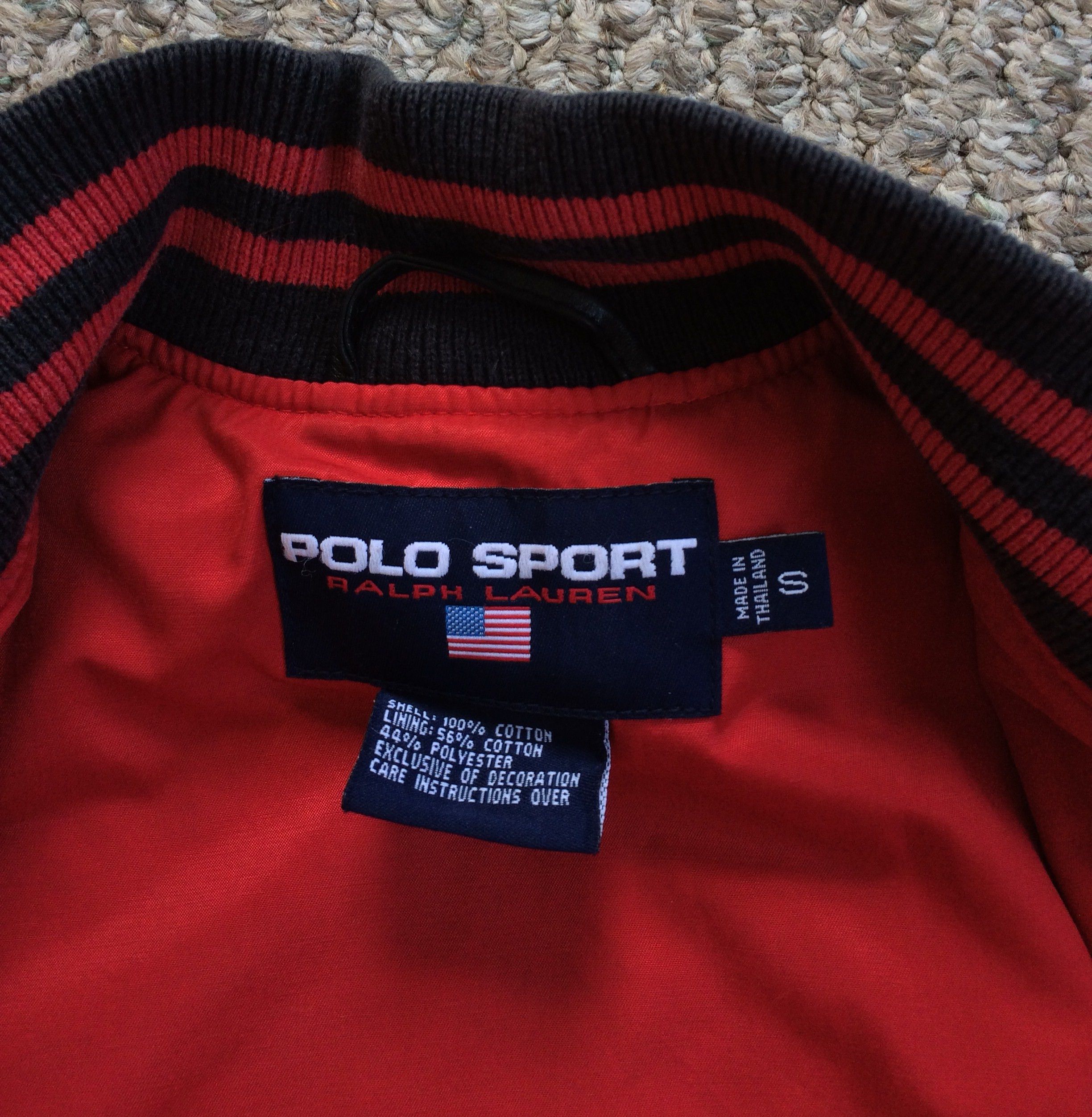 90s Polo Ralph Lauren Tiger Head Varsity Jacket - 4