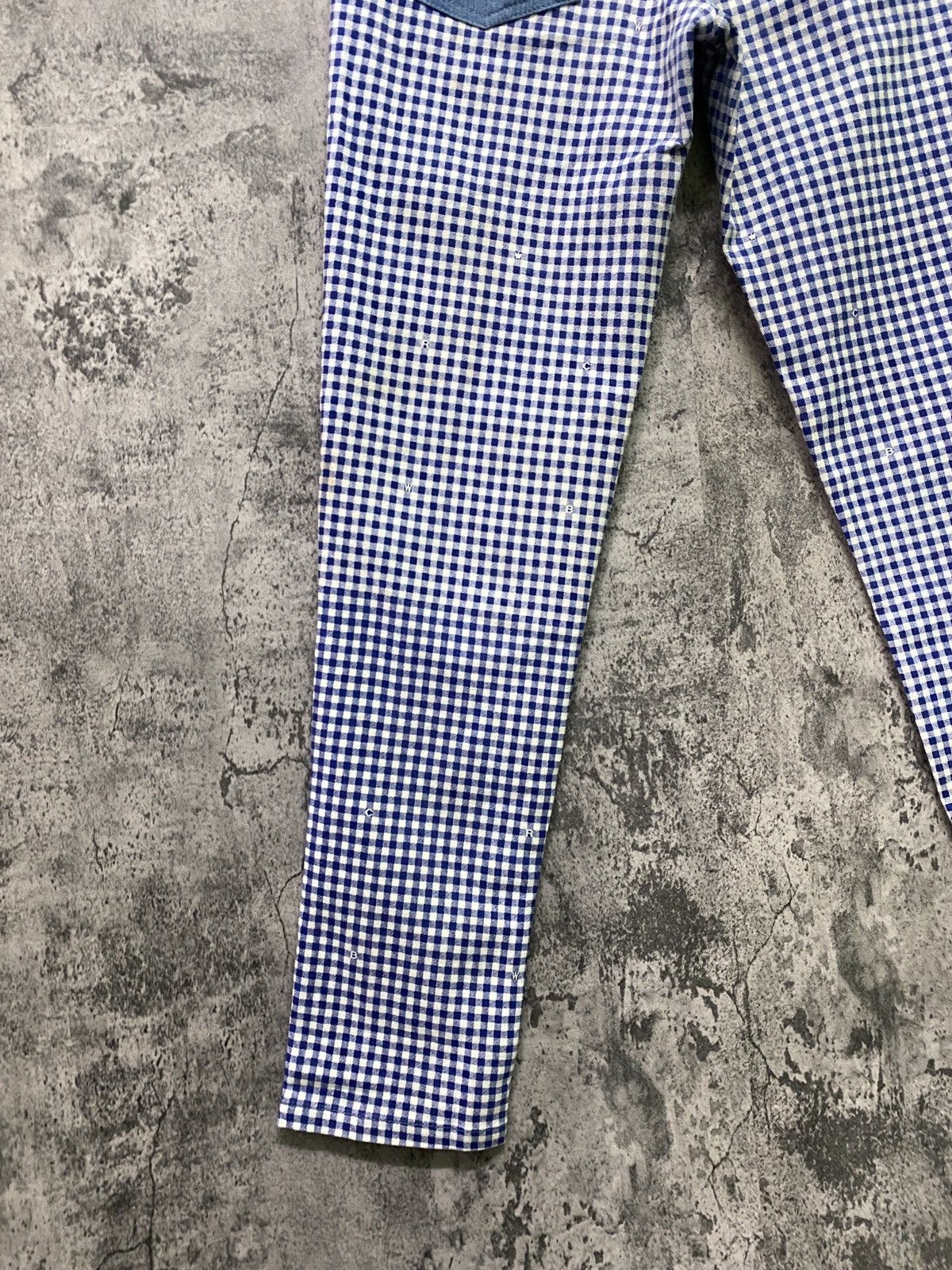 Designer - Japanese Brand RCWB Hybrid Checked Design Pants - 13