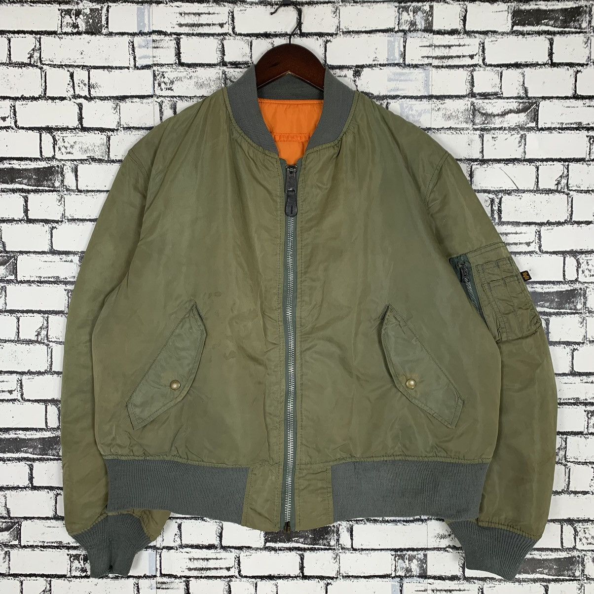 Alpha Industries Riversible Flight Jacket Alpha BomberJacket - 1