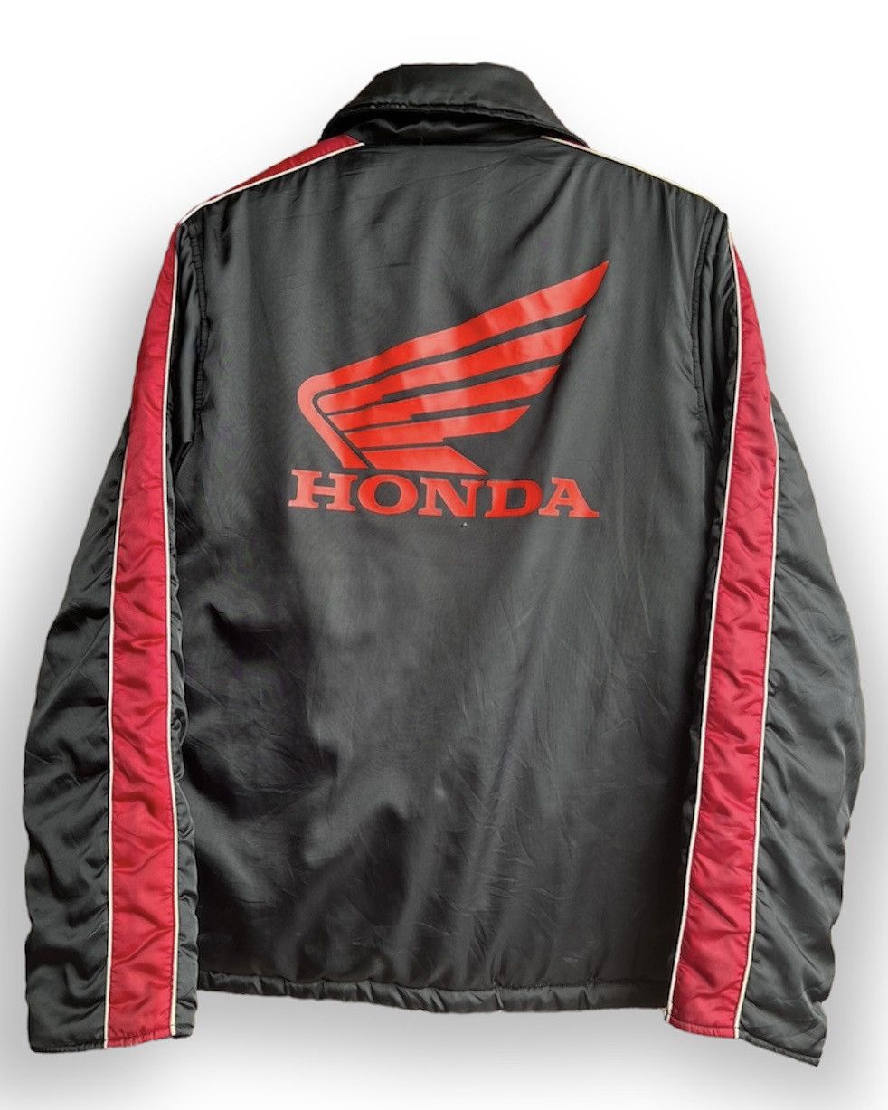 Vintage Carrier With Honda Logo Light Sweater Jacket Japan - 1