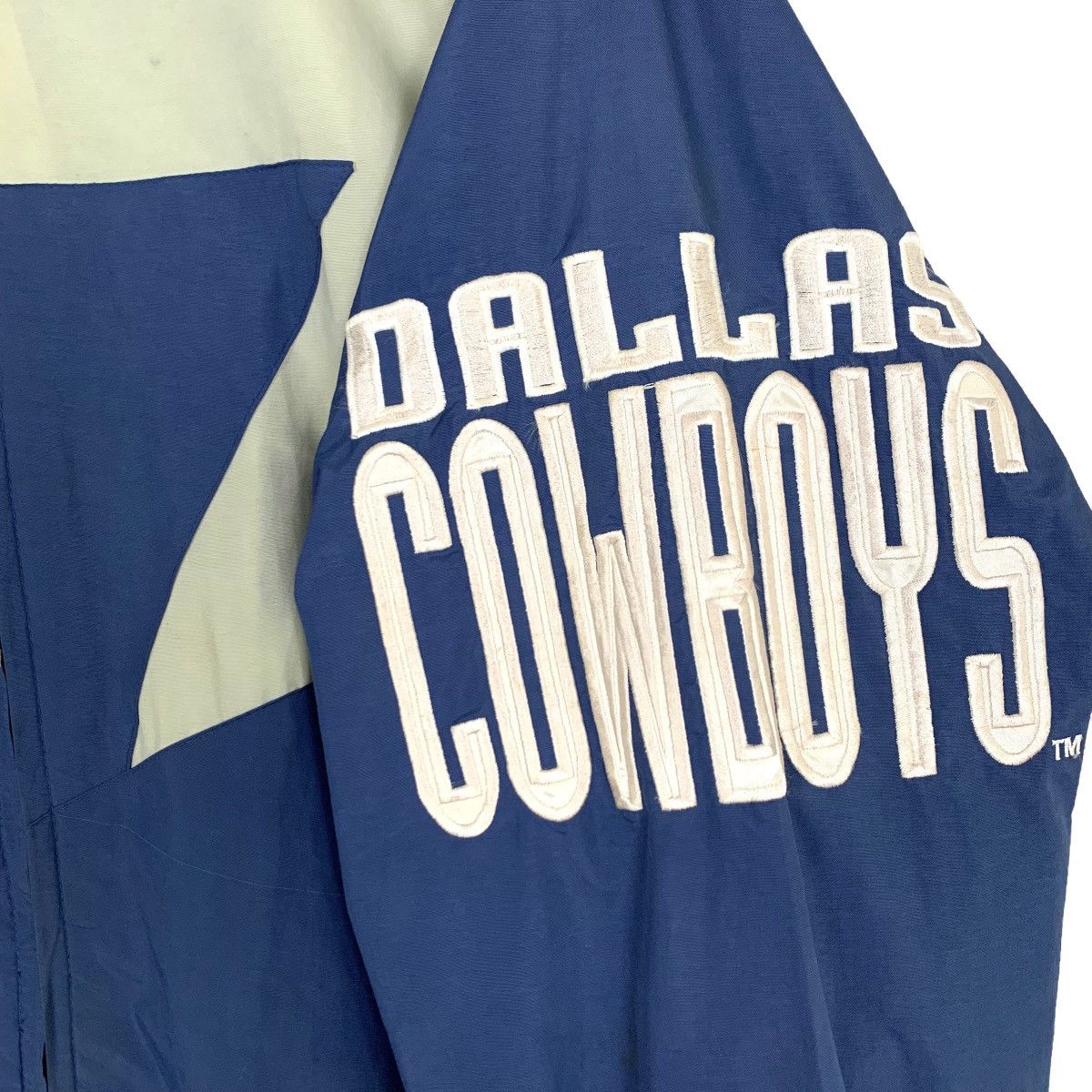 Vintage - Vtg NFL Authentic Pro Line Dallas Cowboys Windbreaker Jacket - 9