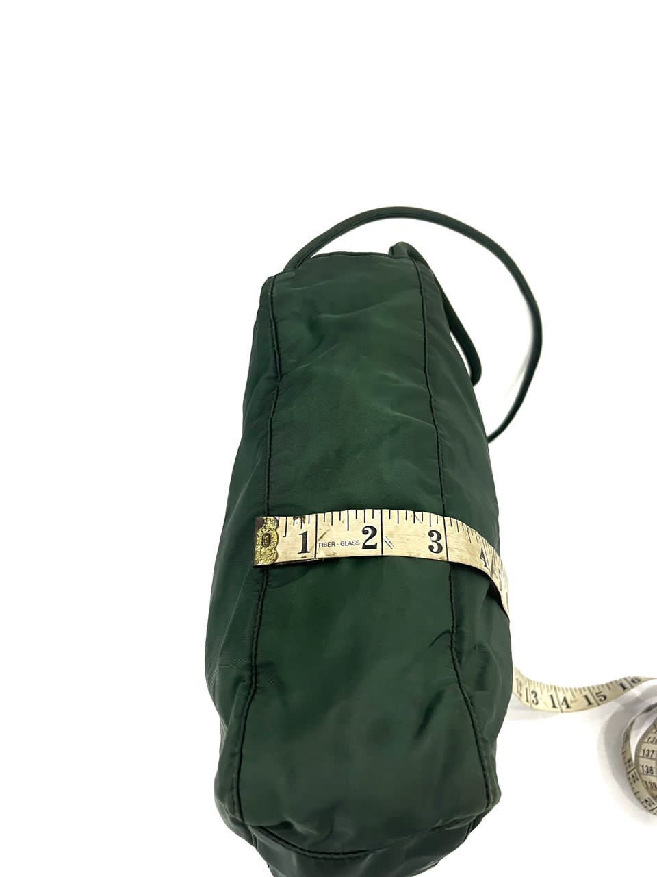 Authentic Vintage Prada Tessutto Nyalon Green Shoulder Bag - 16