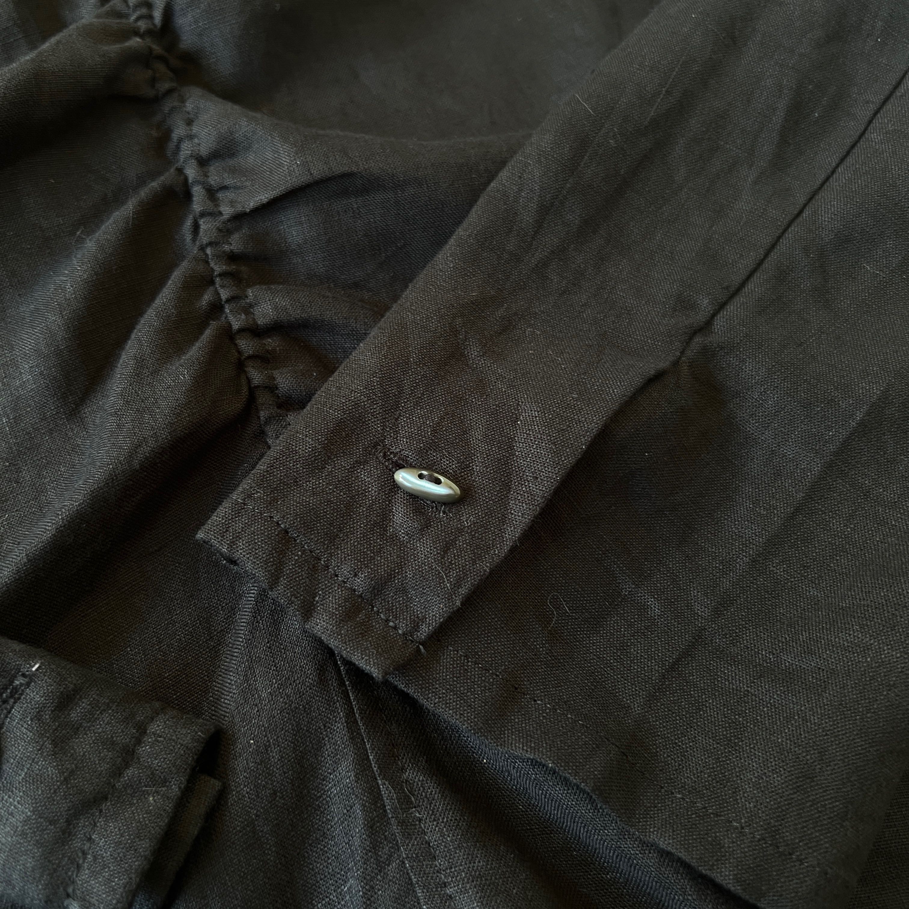 🔥Sold🔥ripvanwinkle linen black shirts  - 6