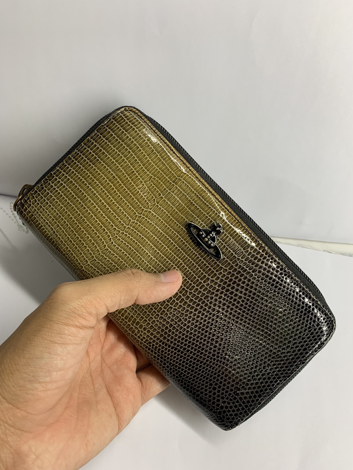 Rare ‼️ Viviene Westwood SnakeSkin Leather Purse Wallet - 1