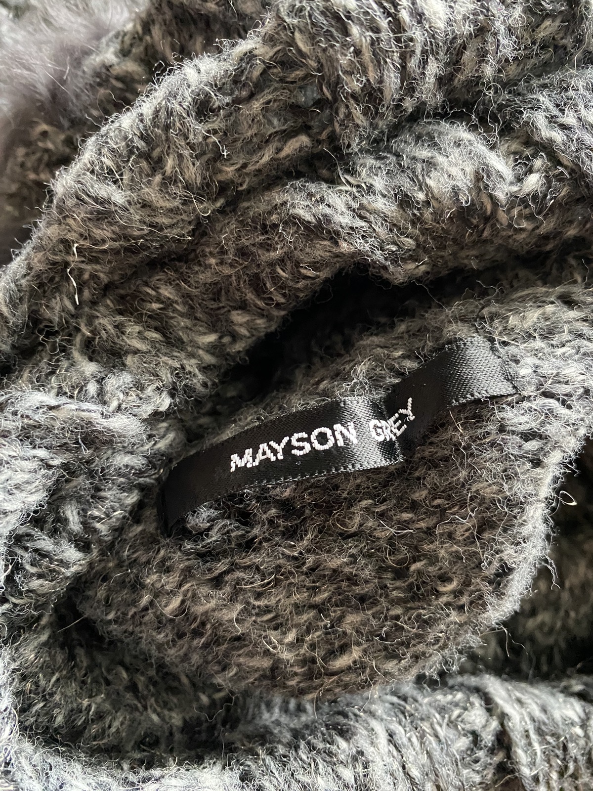 Rare - 🔥 STEALS 🔥 Mayson Grey Cable Knit Poncho - 7