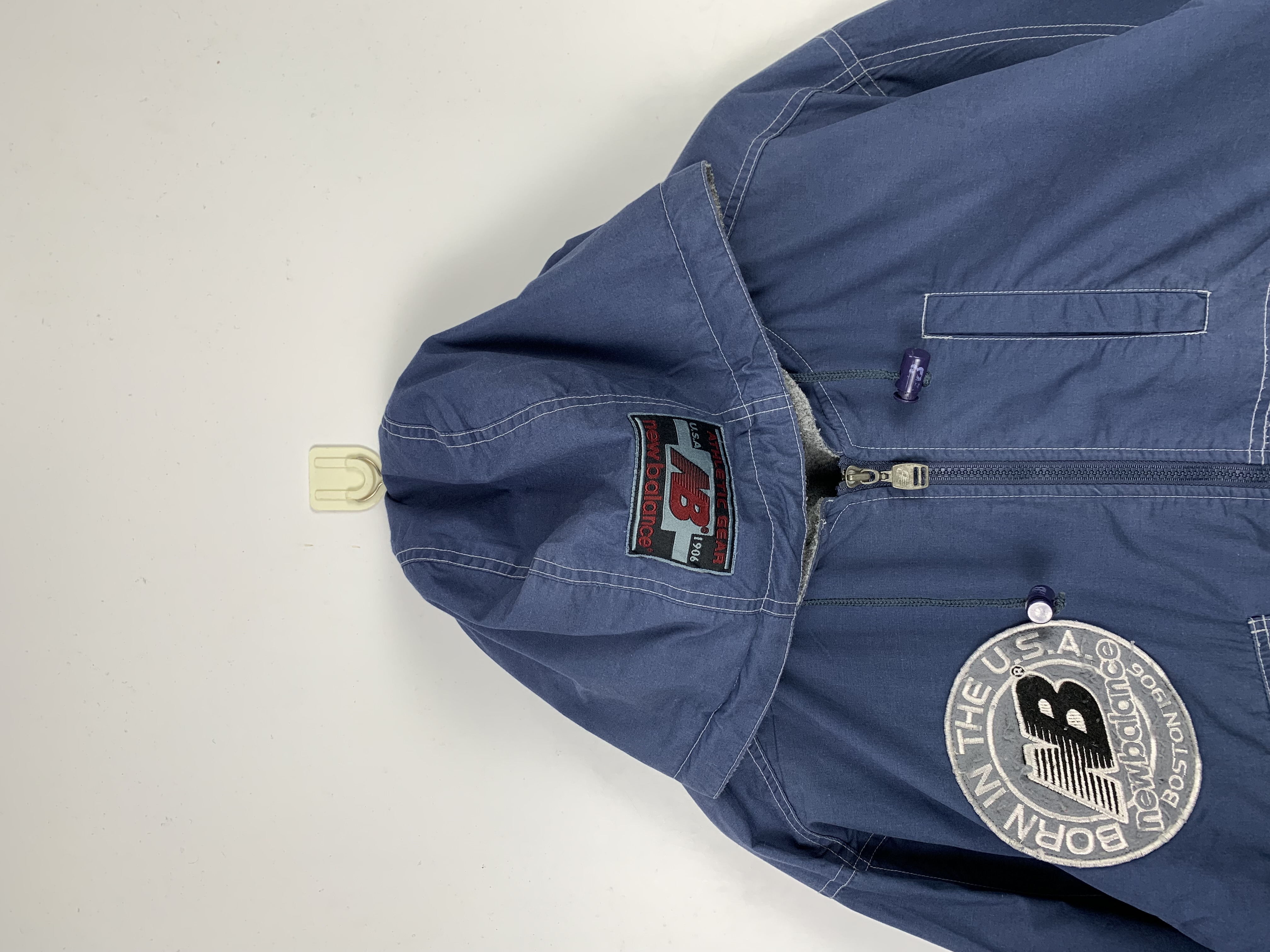Vintage New Balance Boston Hoodie Zipper Jacket - 3