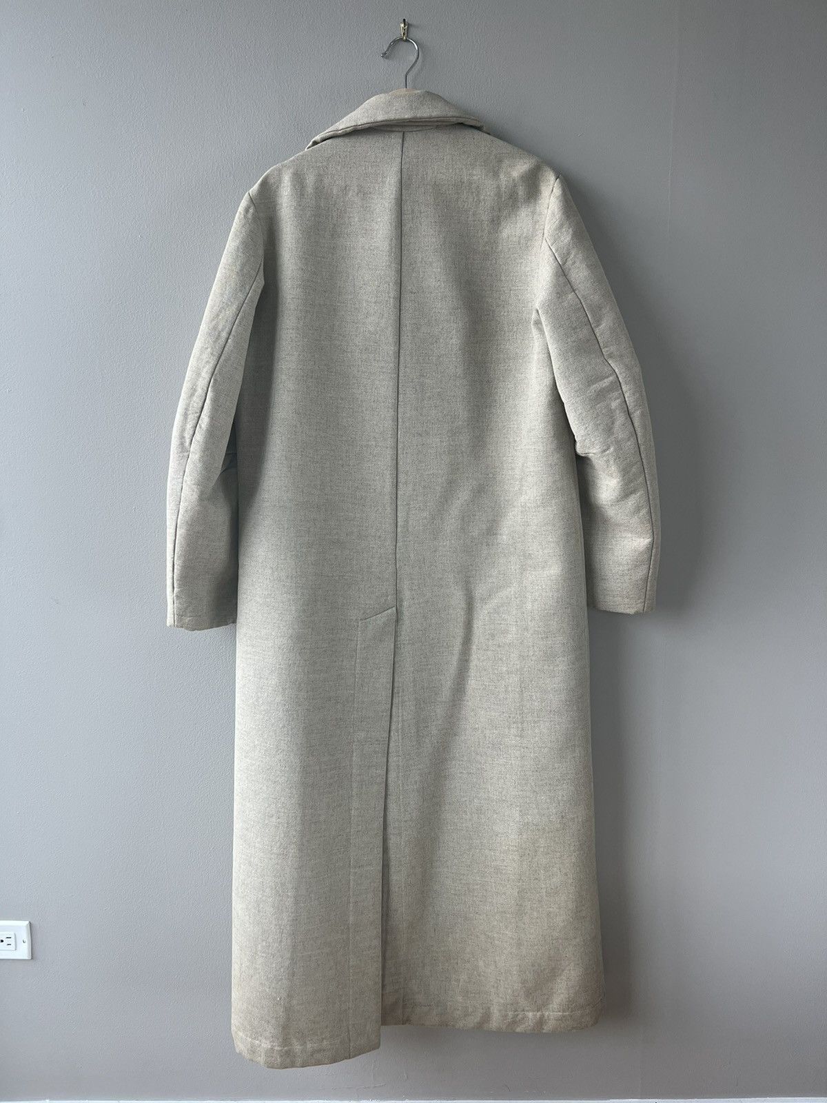 AW99 Floor-Length Wool Coat - 6