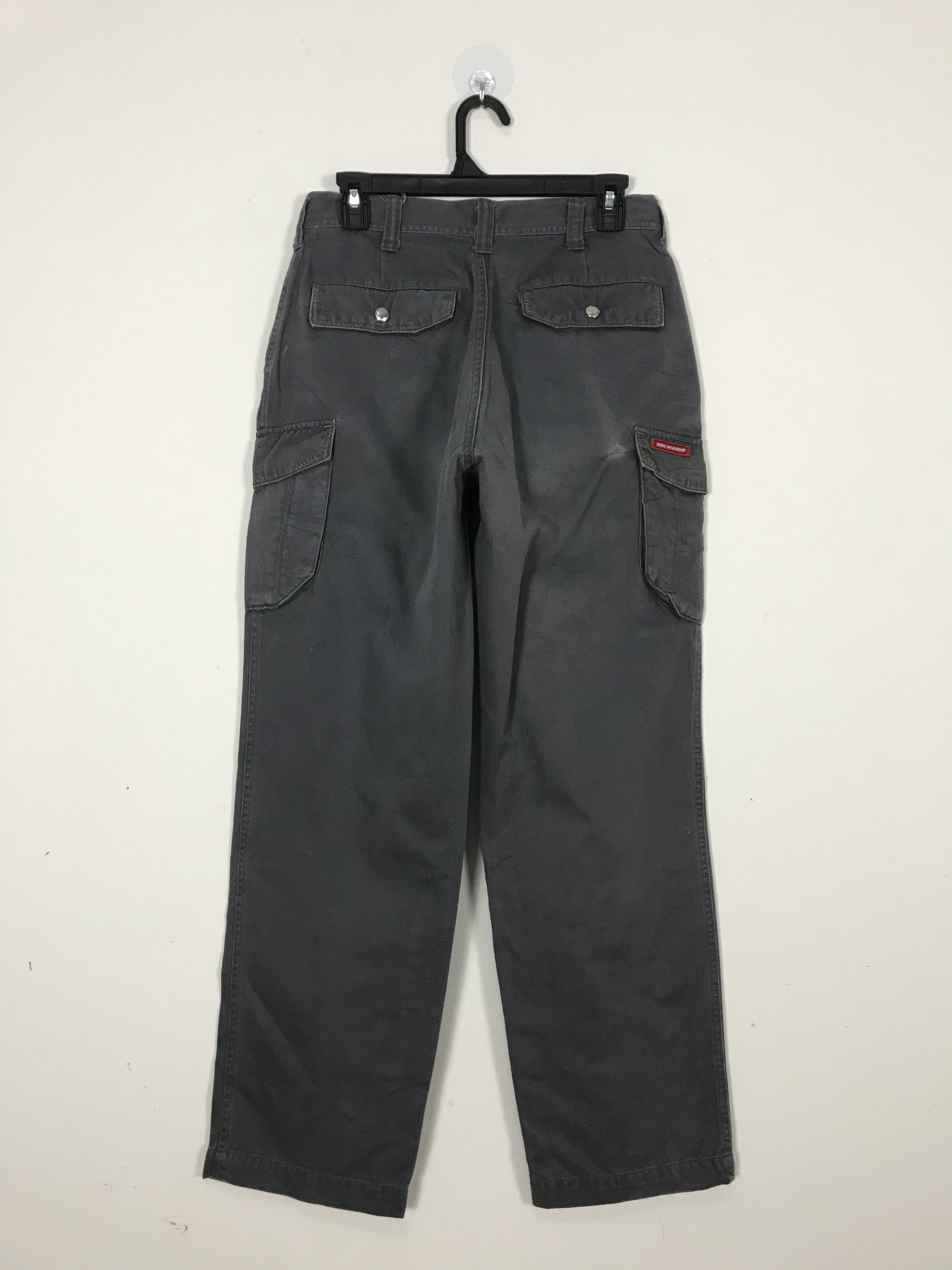 Japanese Brand - Ginwash Streetwear Multipocket Cargo Work Pants #2221 - 5