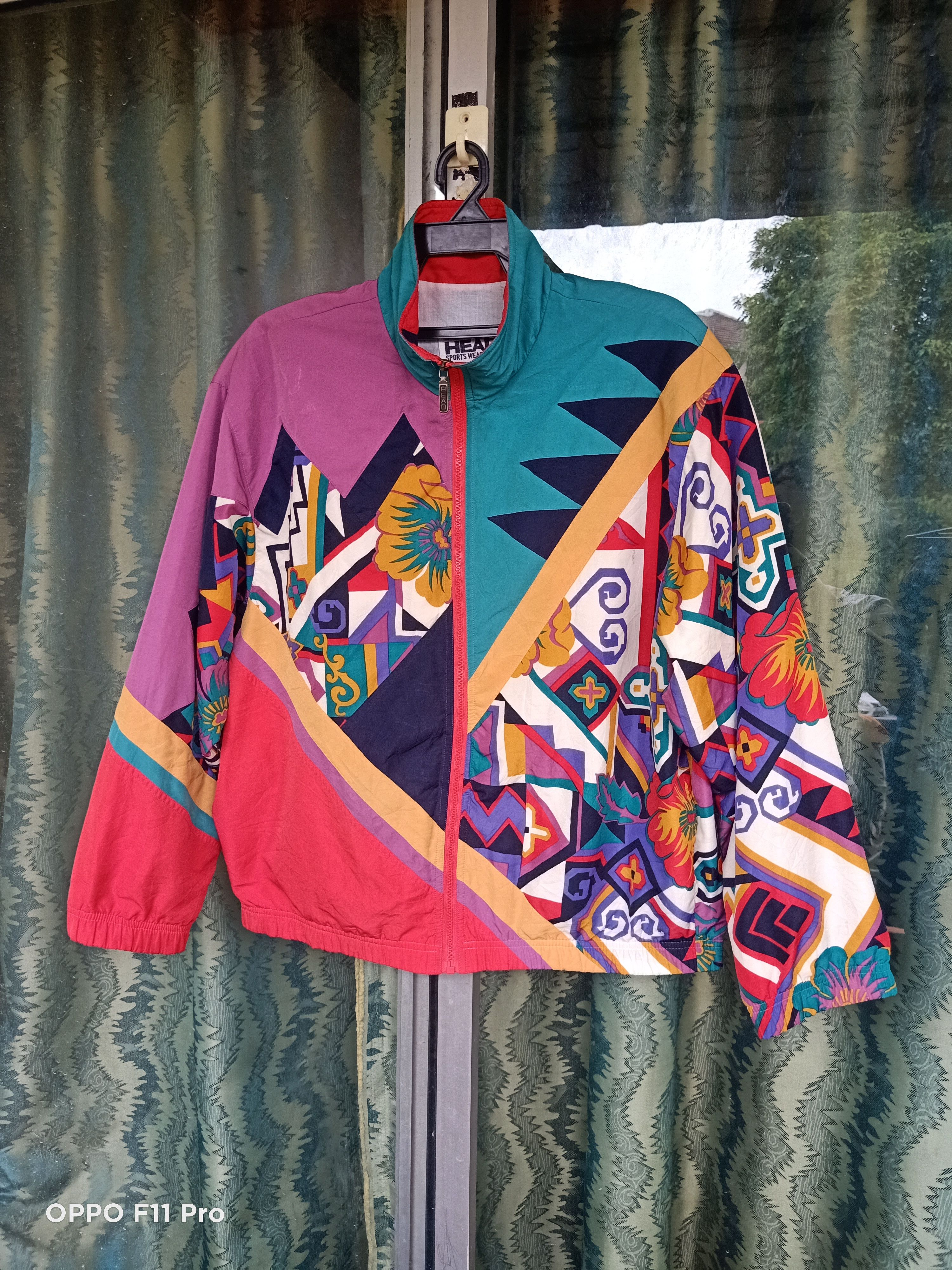 Japanese Brand - Vtg Head Multicolor Funky Jacket - 2