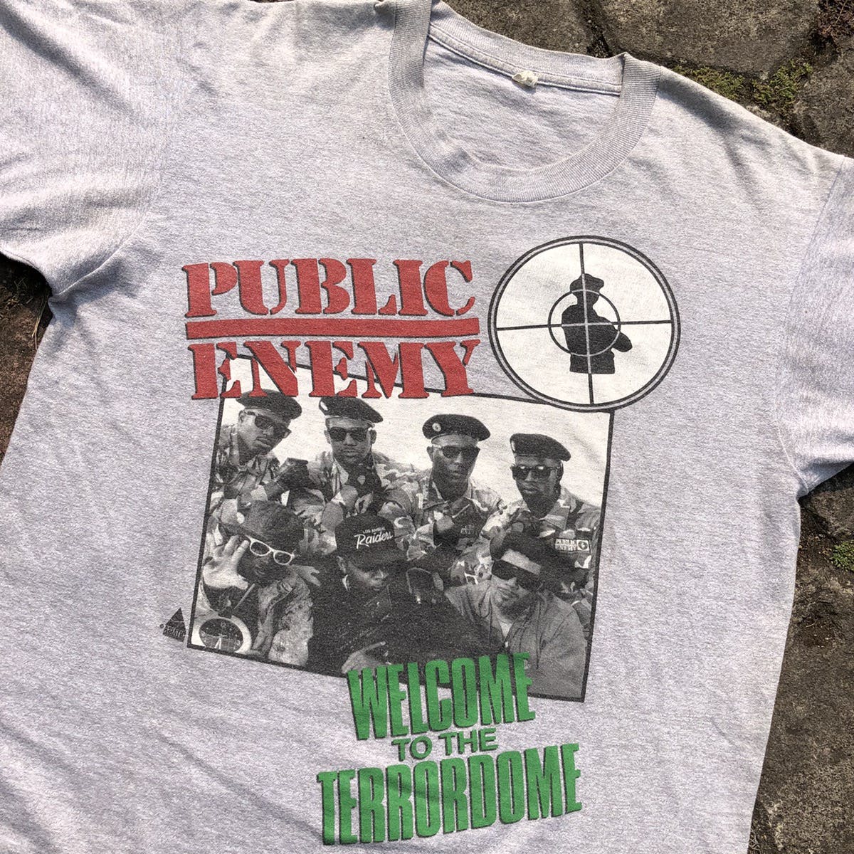 Vintage 90s Public Enemy Welcom To Terrordome Tee - 3