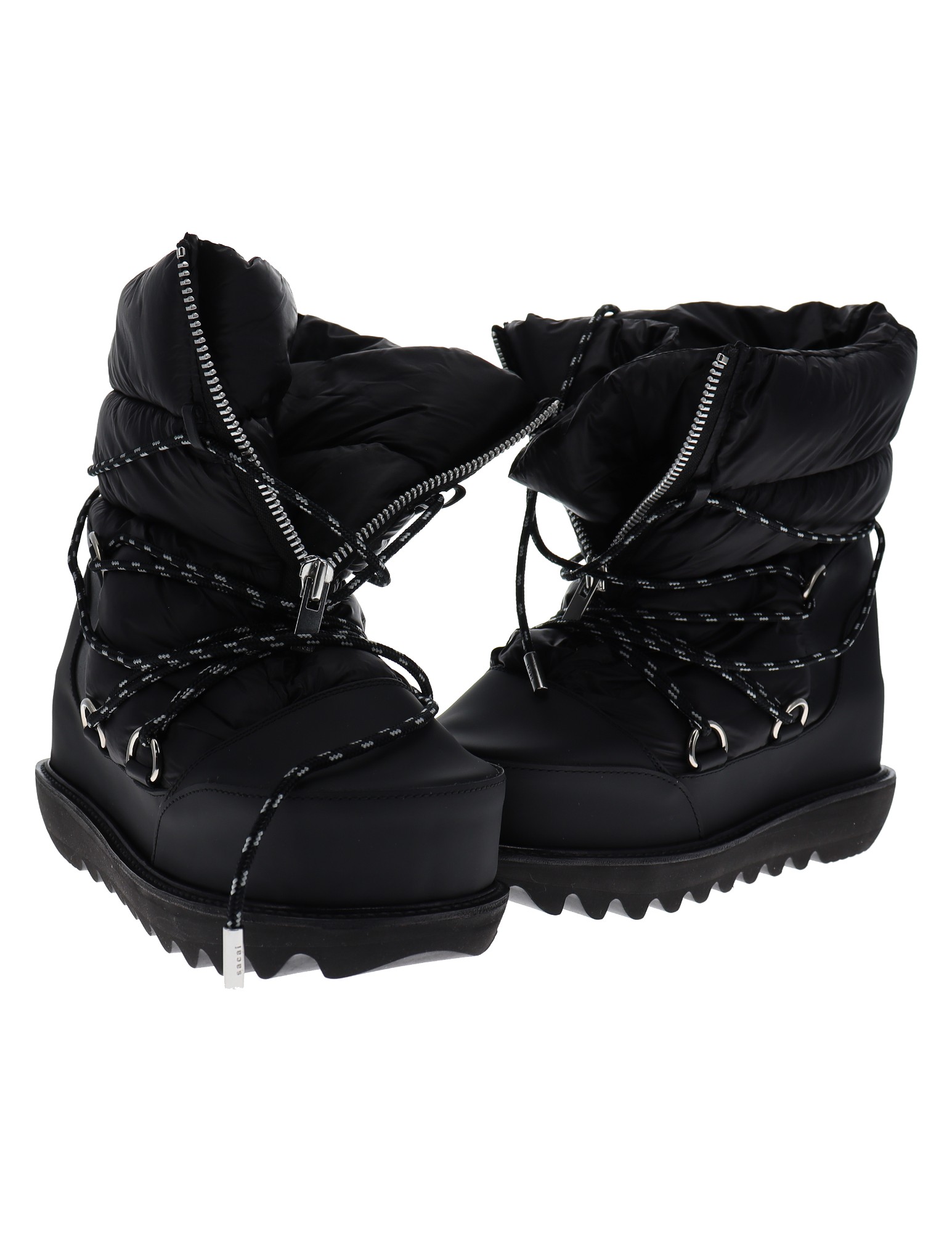 Sacai Calf Leather Snow Boots - 1
