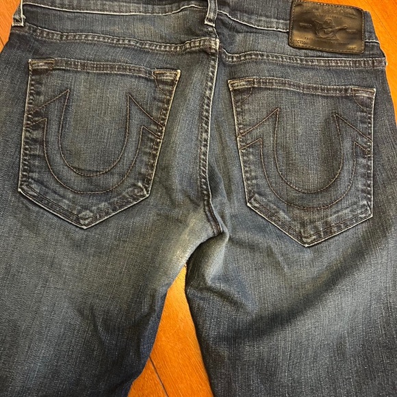 True Religion VTG Y2K Navy Wash Jeans - 7