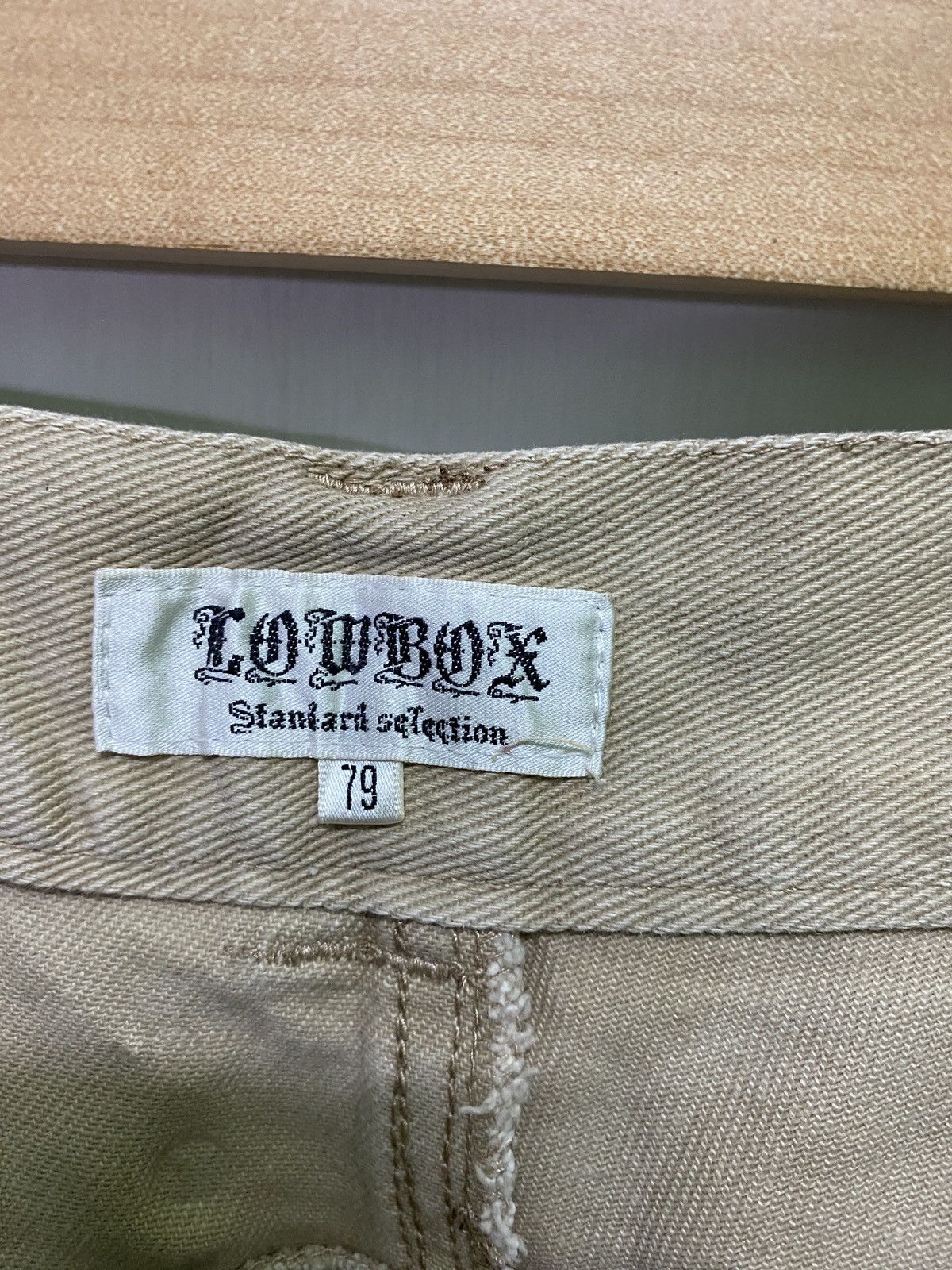 Japanese Brand - Japanese LOWBOX Buckle At Back Pants - 19