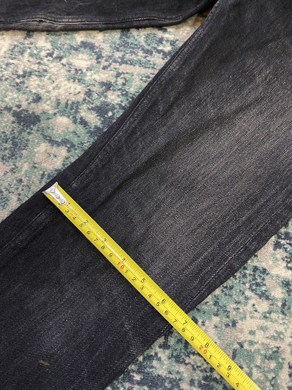 Lemaire Black Leather Lining Pocket Jeans - 18