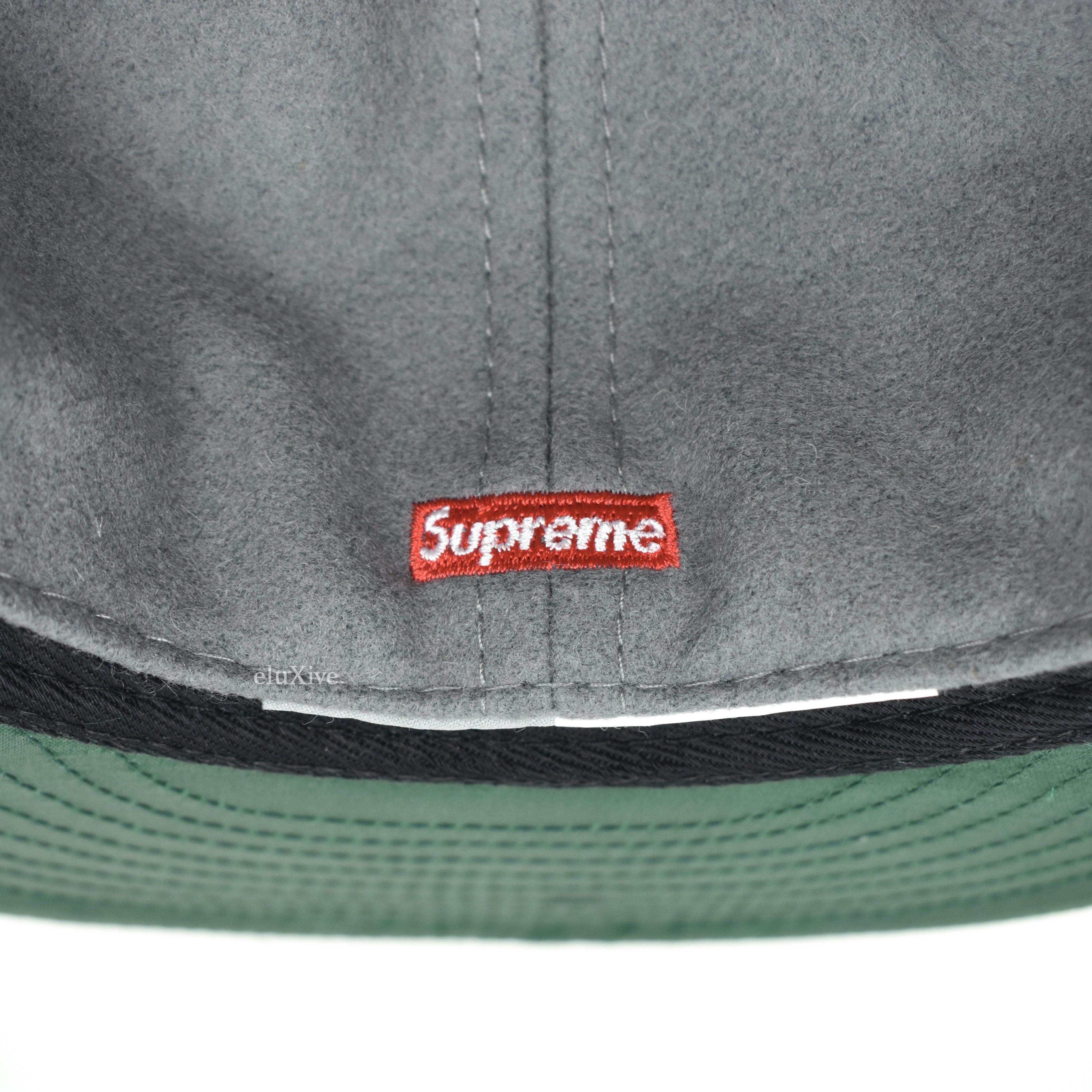 Supreme Ebbets Field Flannels Gray Wool S Logo Fitted Hat DS - 4