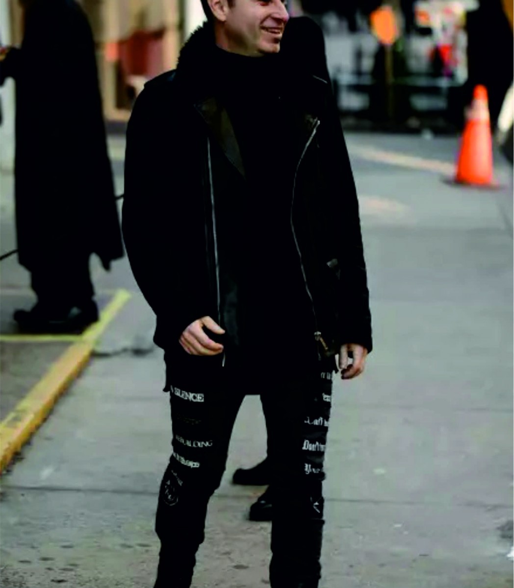 NEW! Fur collar & nylon sleeves STOOGES from PLINTH - 2