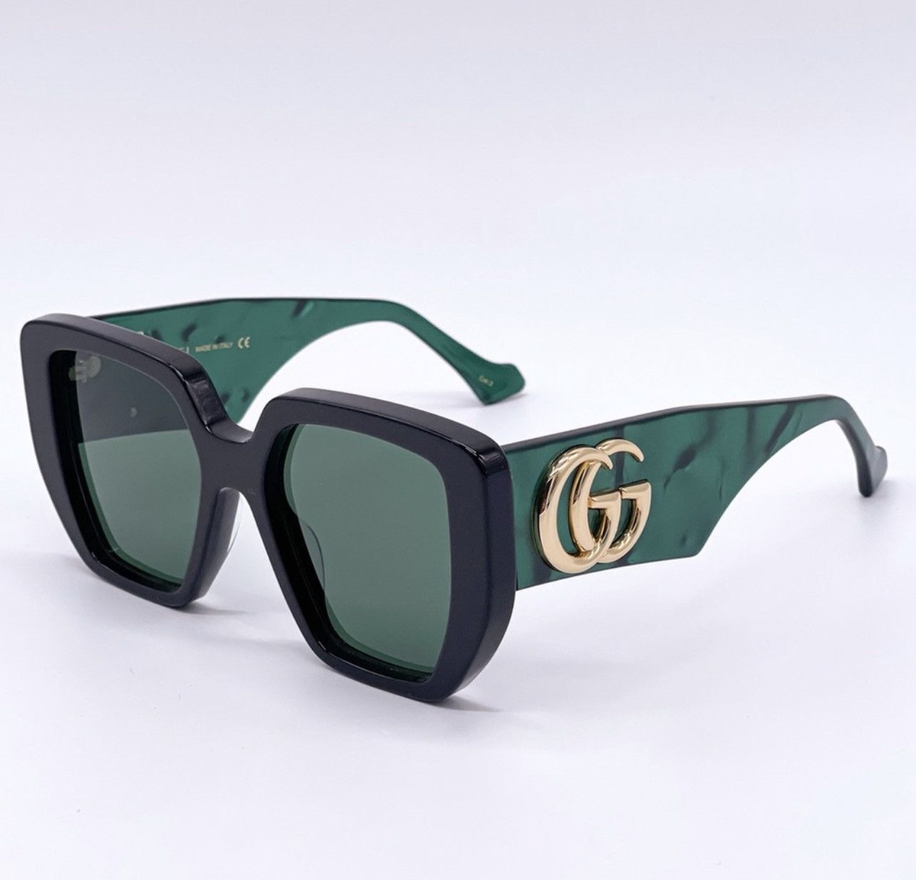 NEW GUCCI GG0956S 001 WOMEN’S SUNGLASSES GUCCI GG0956S GREEN - 6