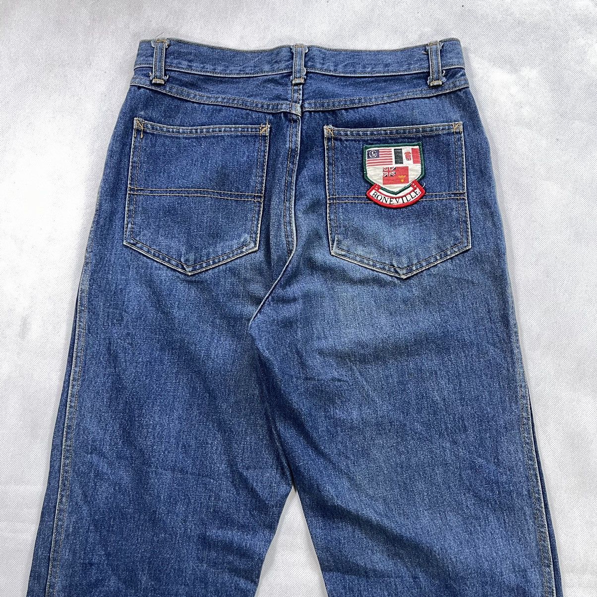 Rare! Vintage 80s Boneville Cp Company Flag Patch Jeans - 8