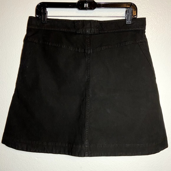 See By Chloe Jupe Skirt A-Line NWT Braided Belt Denim Skirt 44 Medium - 5
