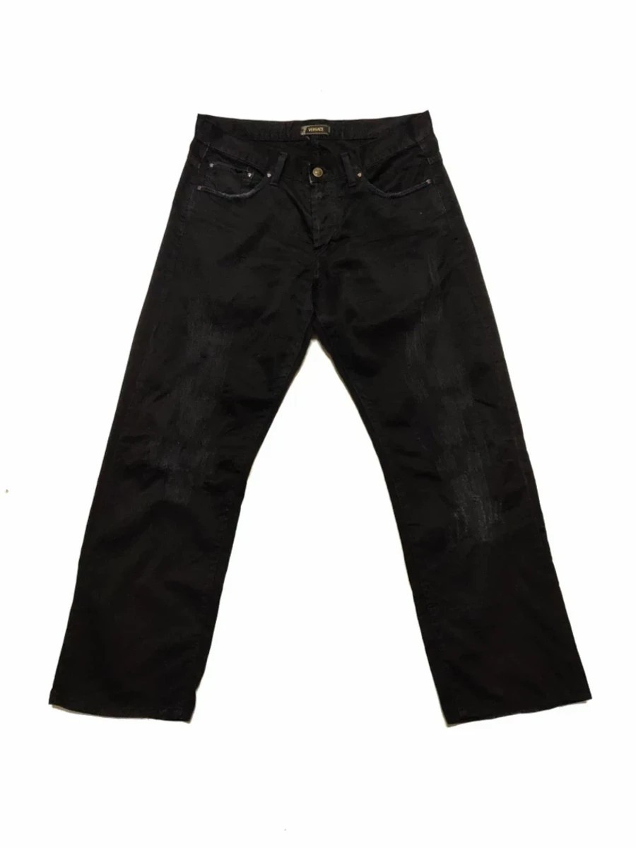 Sashiko Distressed Worn Out Casual Pants - 1