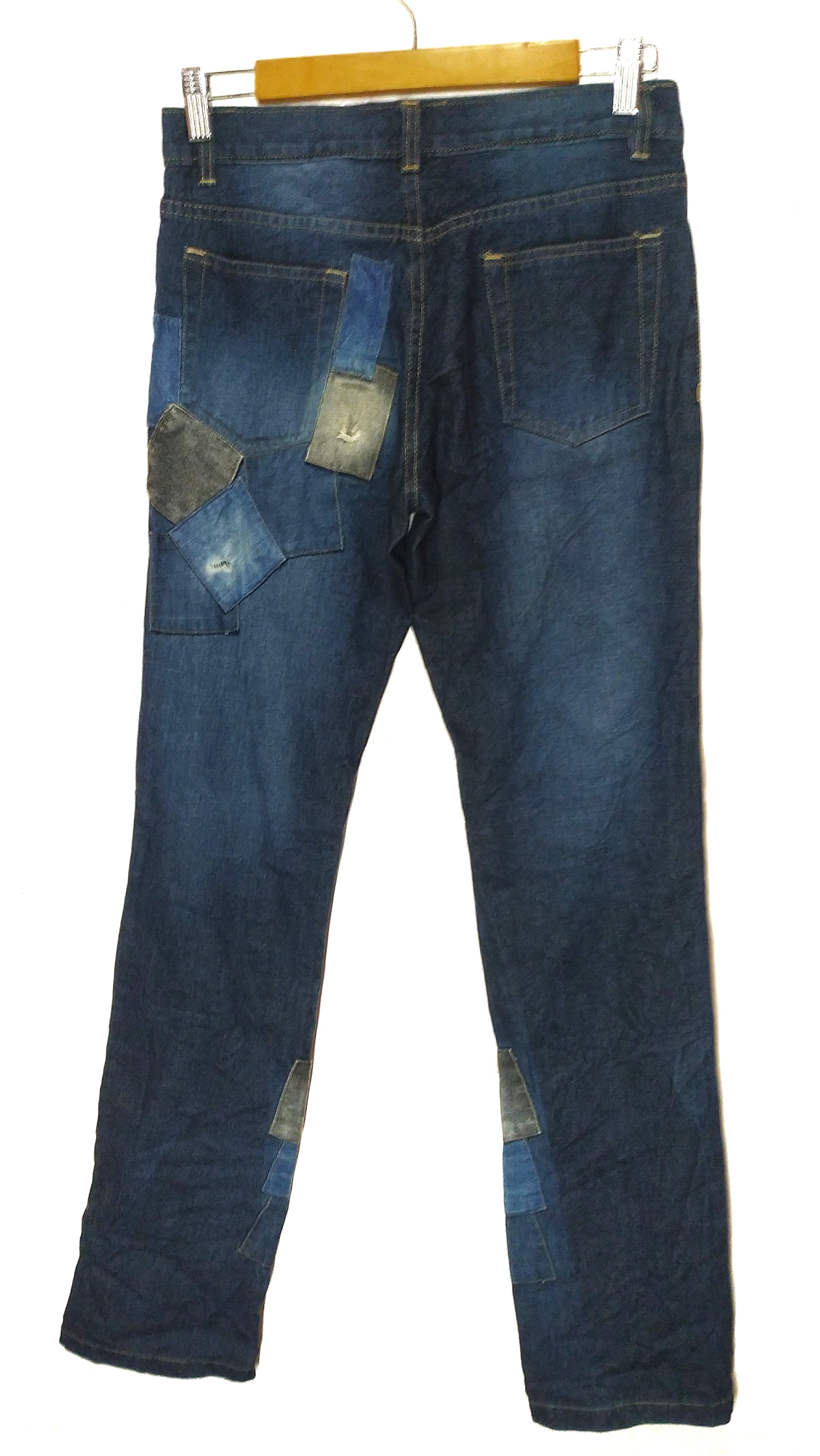 Distressed Denim - Junya Watanabe style woman patchwork denim by Morgan - 6