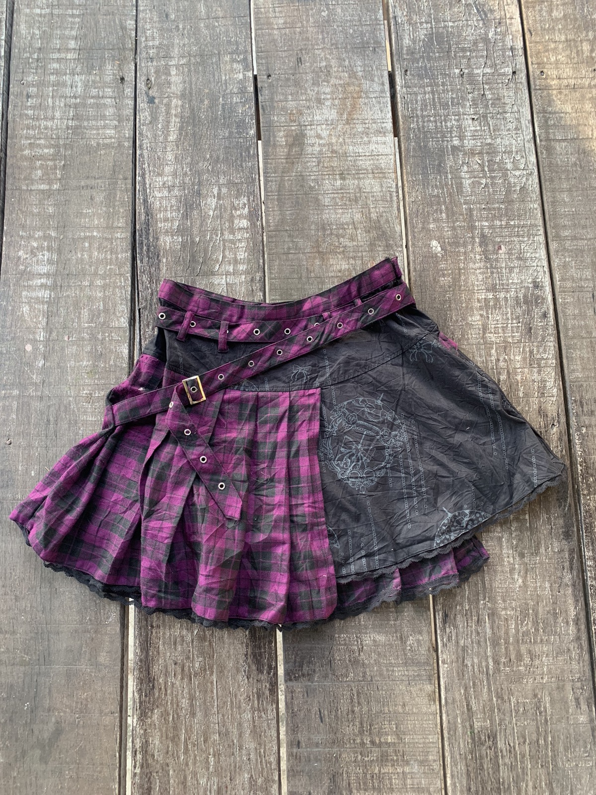 Rare - steals💥 Blood storm Mini skirt design mad punk - 9