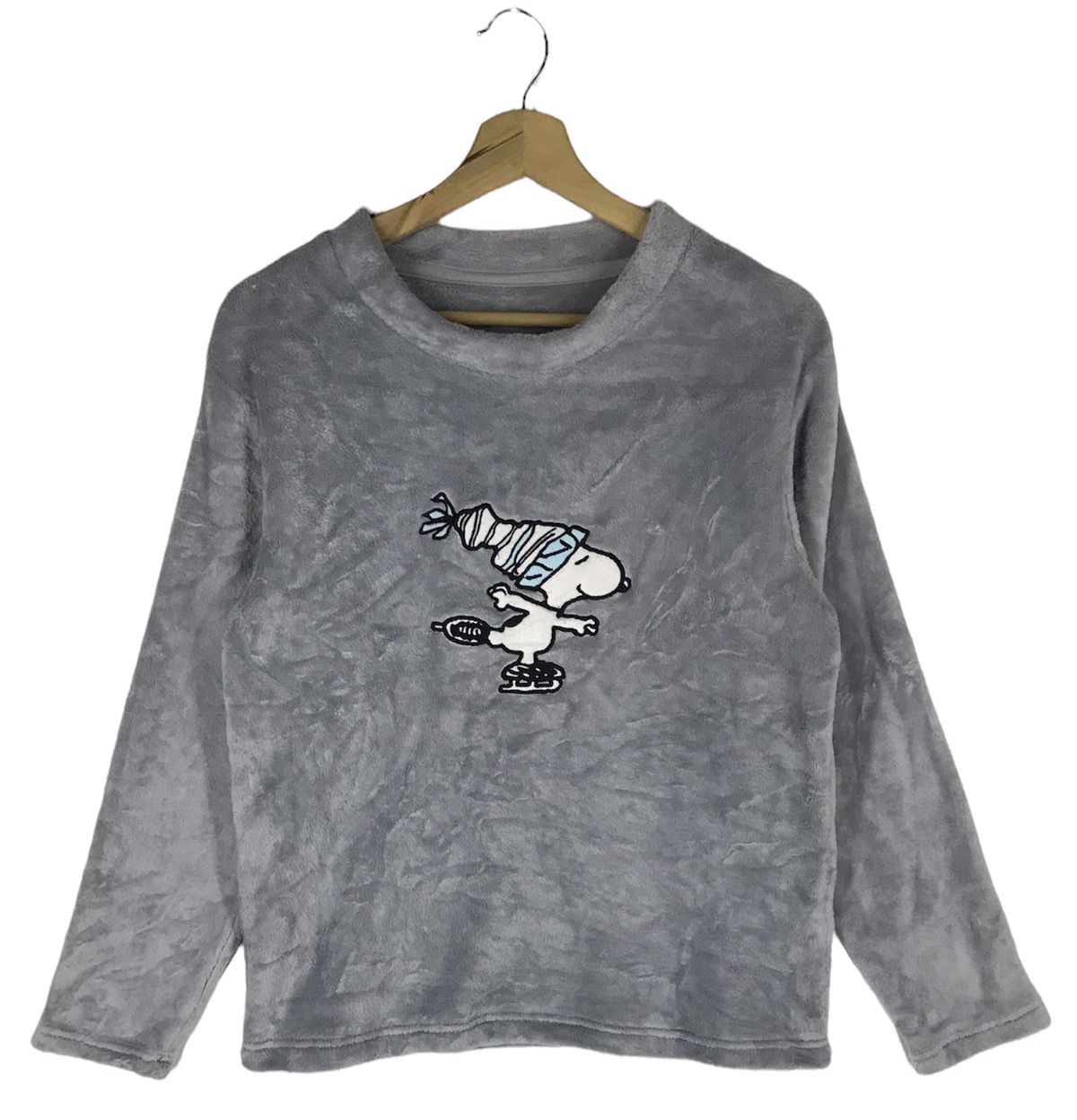 Japanese Brand - Peanuts Snoopy X GU Fleece Sweaters - 1