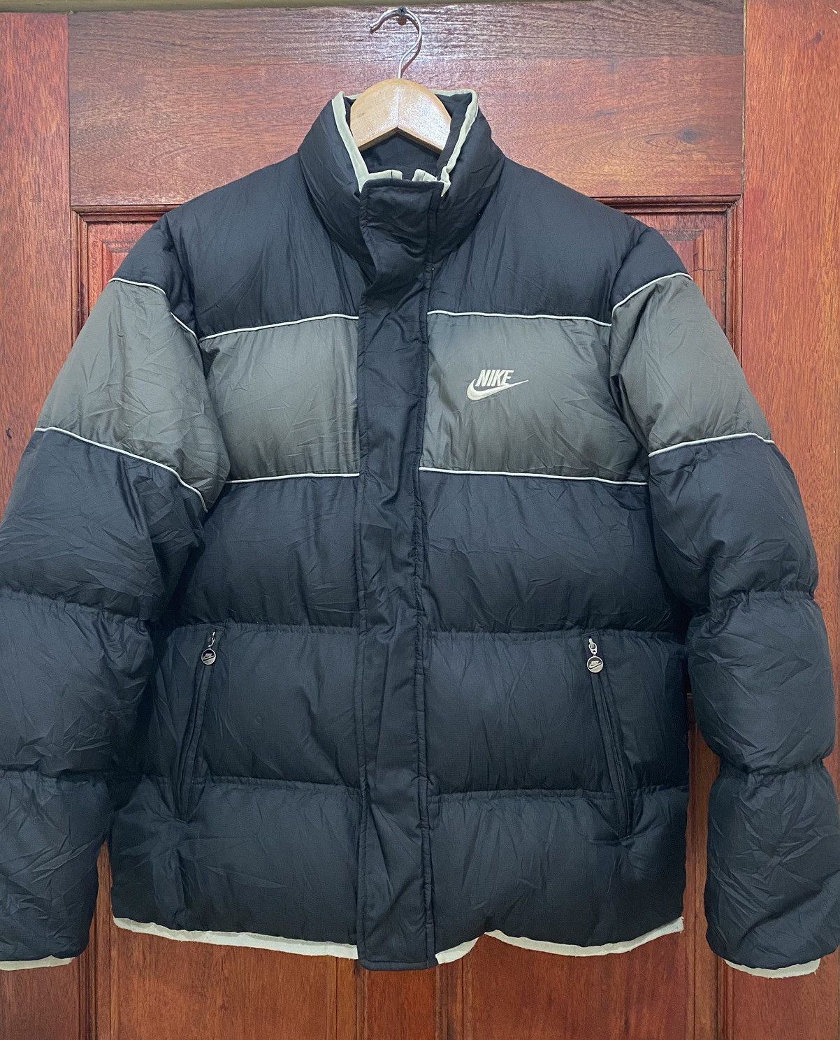 Vintage NIKE Two Tone Padded popular Jacket