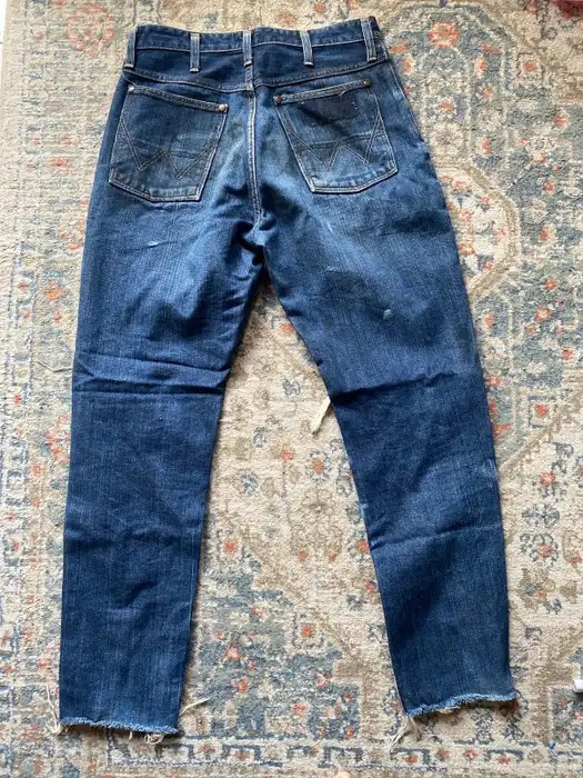 Designer × Distressed Denim × Wrangler COTE MER x Wrangler Distressed Jeans Pant Norio Sato - 3