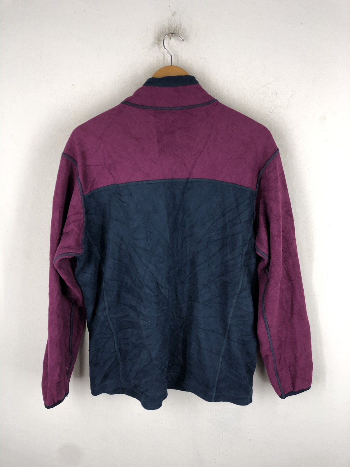 Uniqlo - Two tone color uniqlo fleece jacket - 4