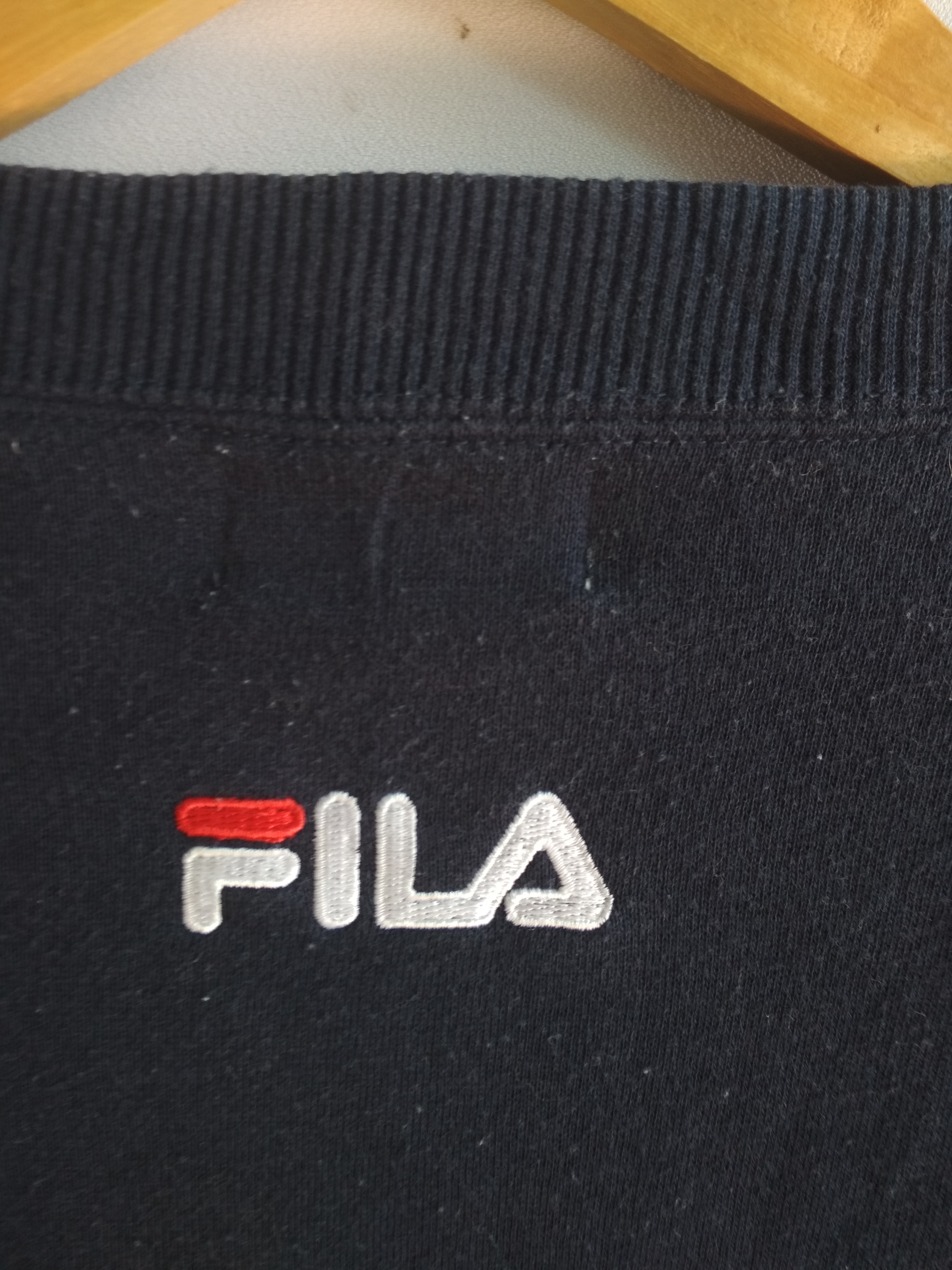 Fila - FILA Big Logo Embroidery Front and Back Sweatshirt - 6