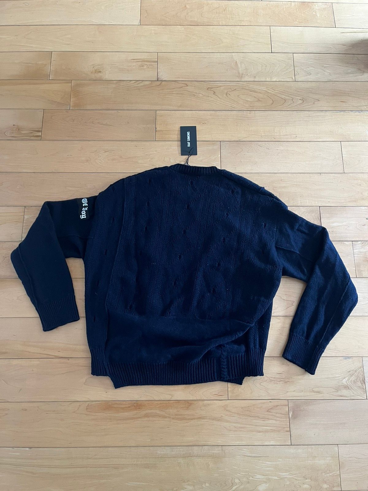 NWT - Raf Simons Reverse braid Sweater with Pins - 2
