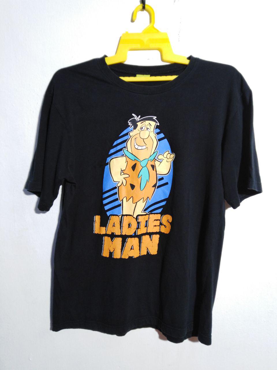 Vintage - Flinstones Black Tee Ladies Man - 7