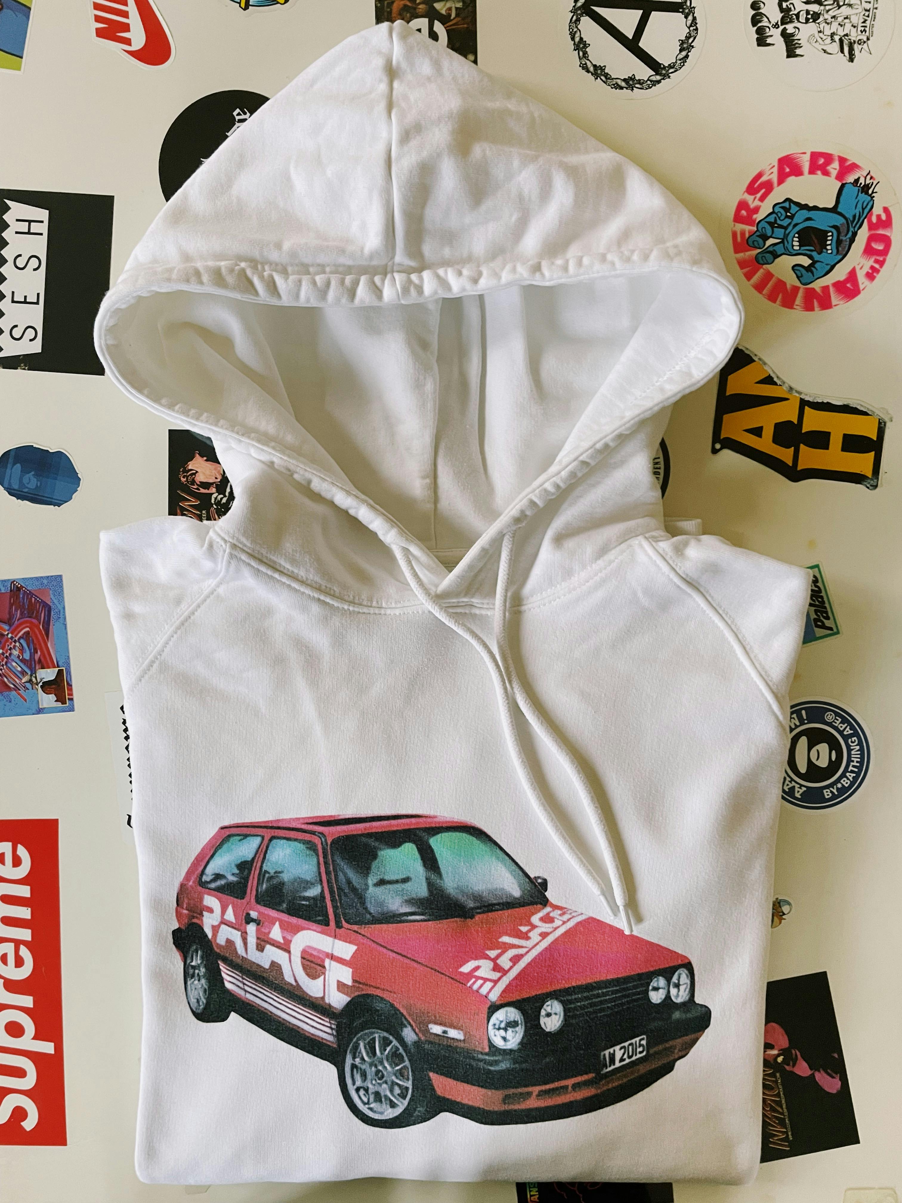 Palace Schotter Golf GTI Car Hoodie White - 10