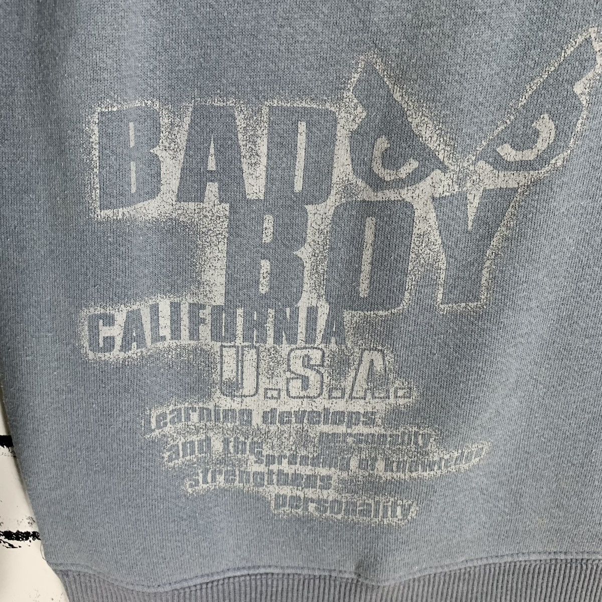 Vintage Bad Boy American Sport Lifestyle Sweatshirt Crewneck - 8