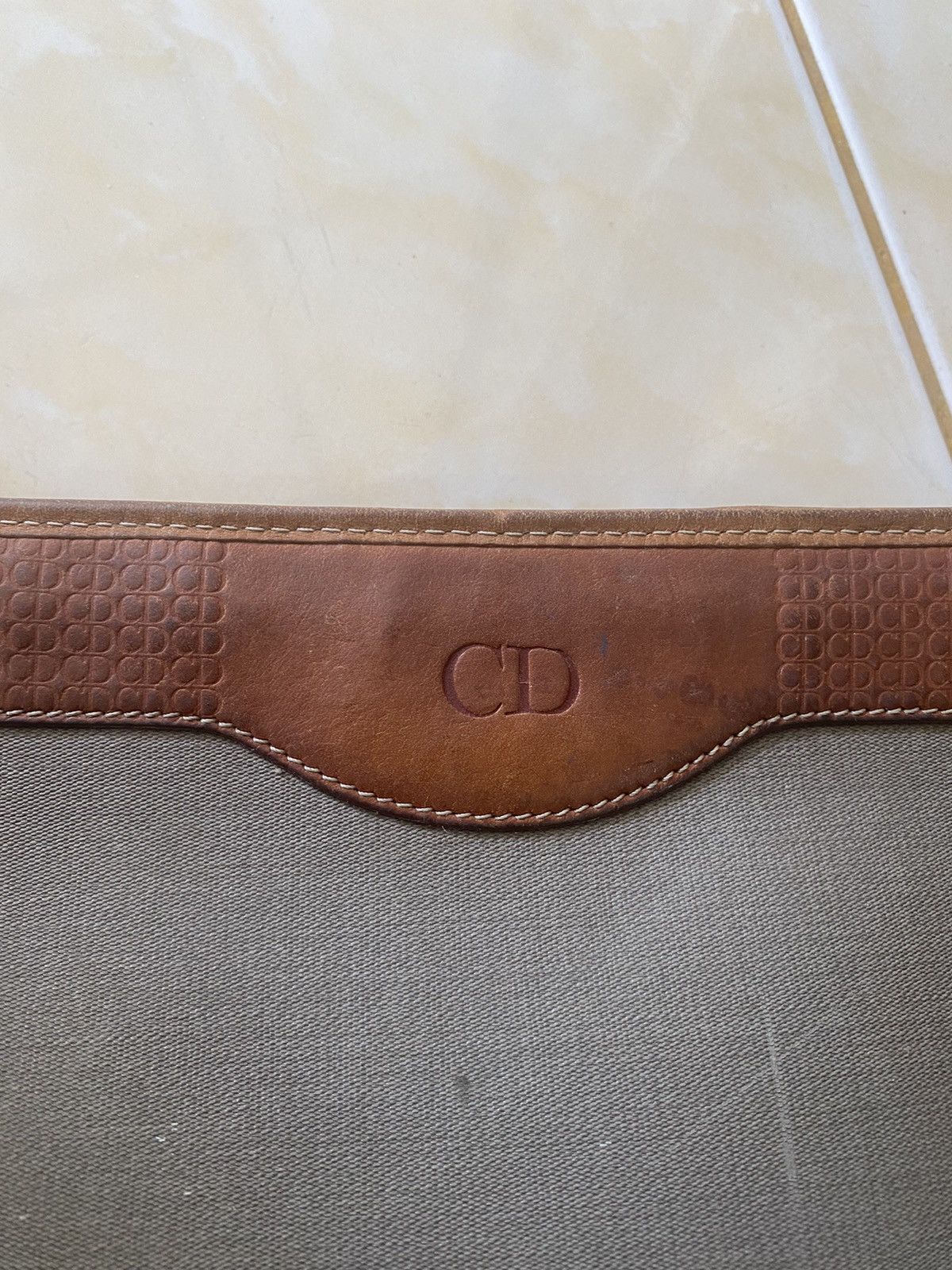 Vintage Christian Dior Leather Clutch - 9