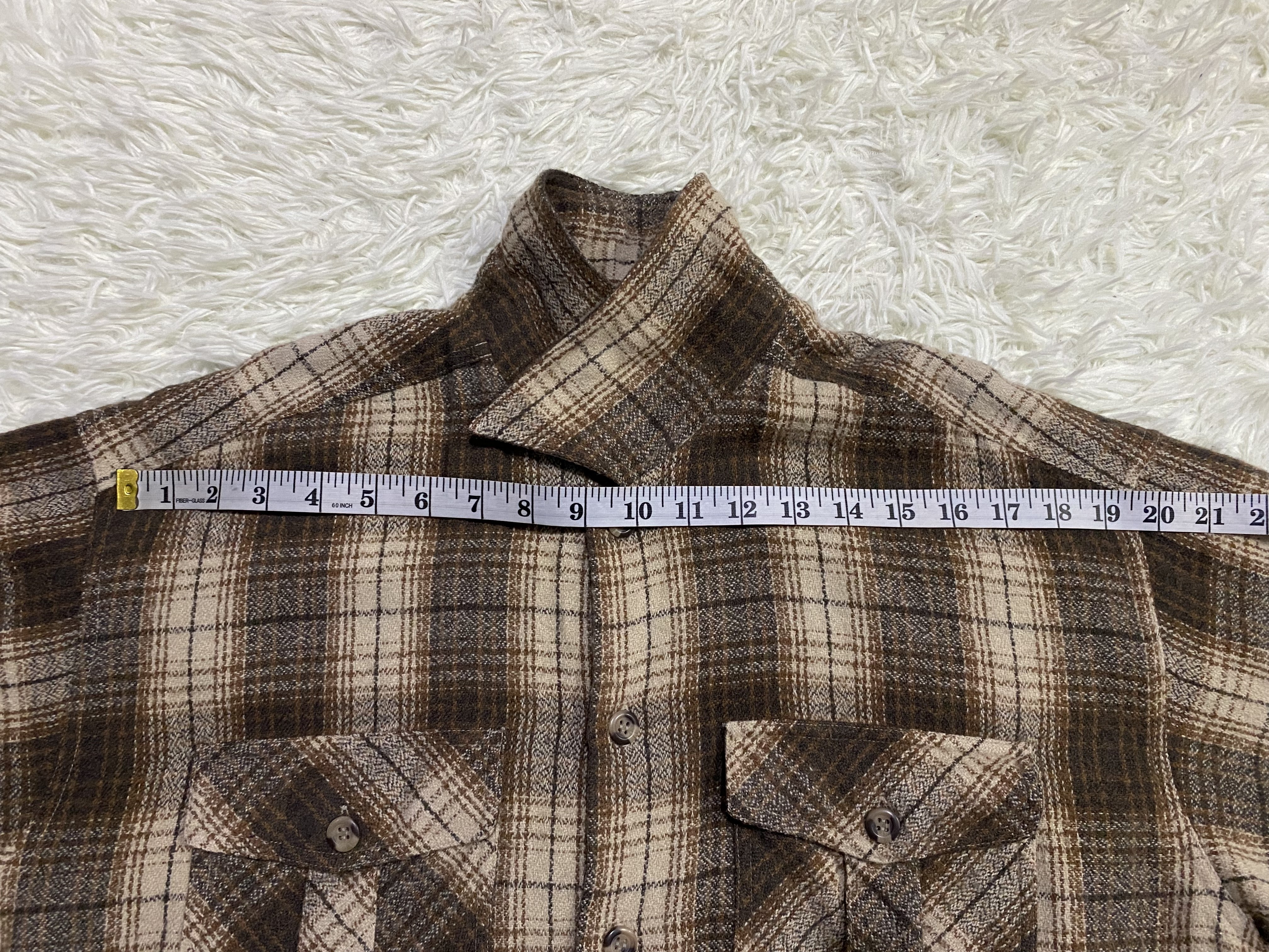 Flannel - Trav'ers AW-1 Checked Wool Blend Quilted Flannel - 15