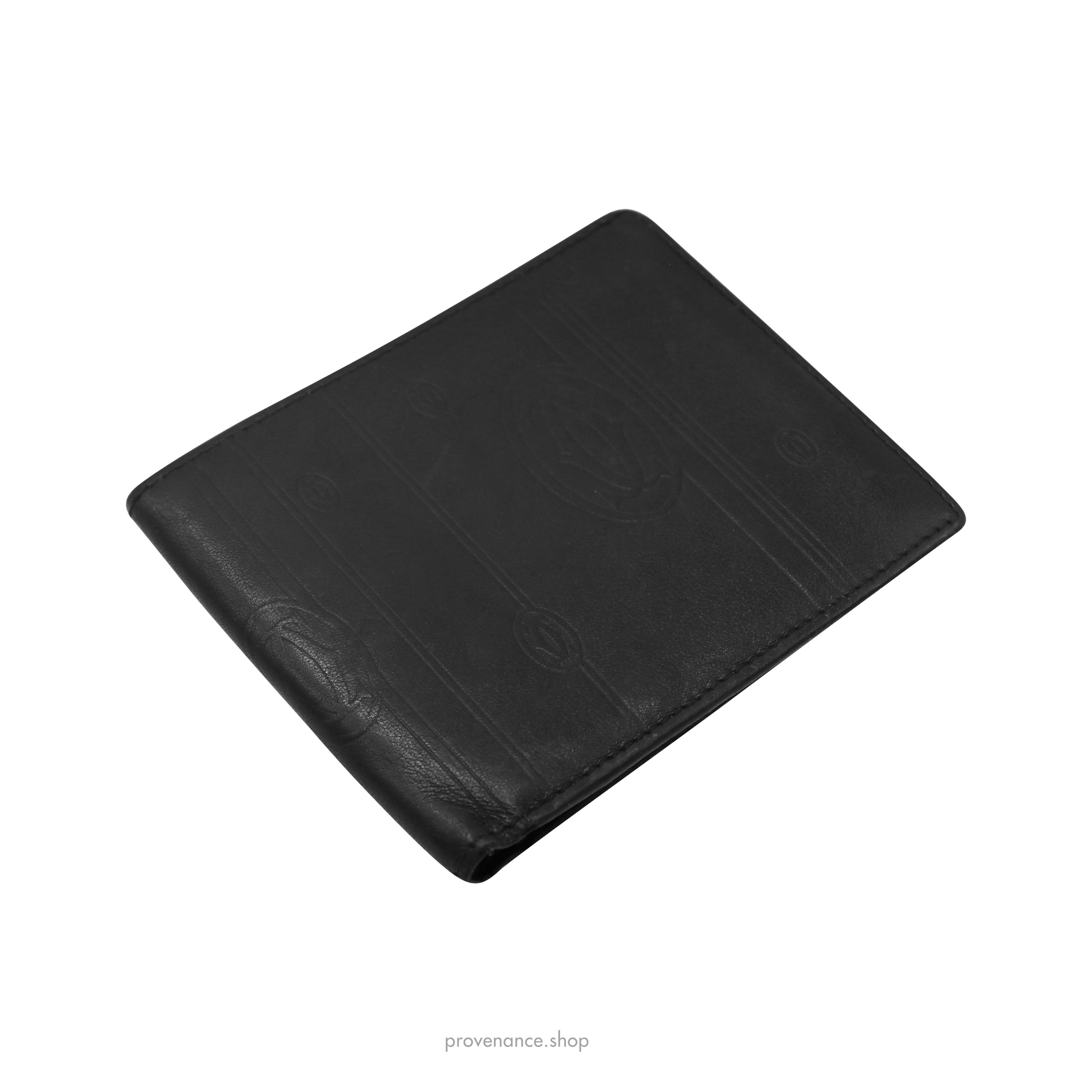 Cartier 6CC Bifold Wallet - Black Calfskin Leather - 5